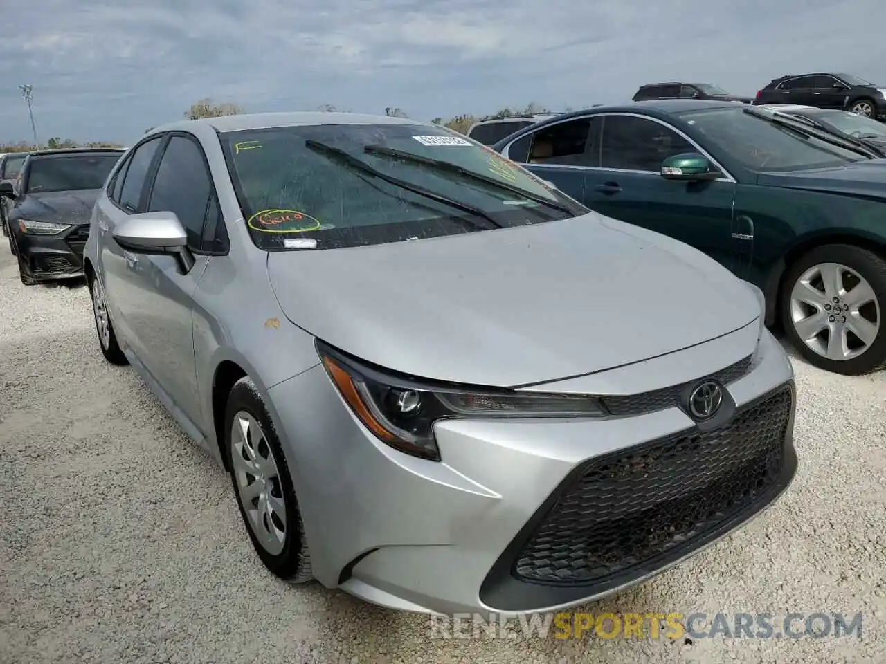 1 Photograph of a damaged car 5YFEPMAE6MP156218 TOYOTA COROLLA 2021