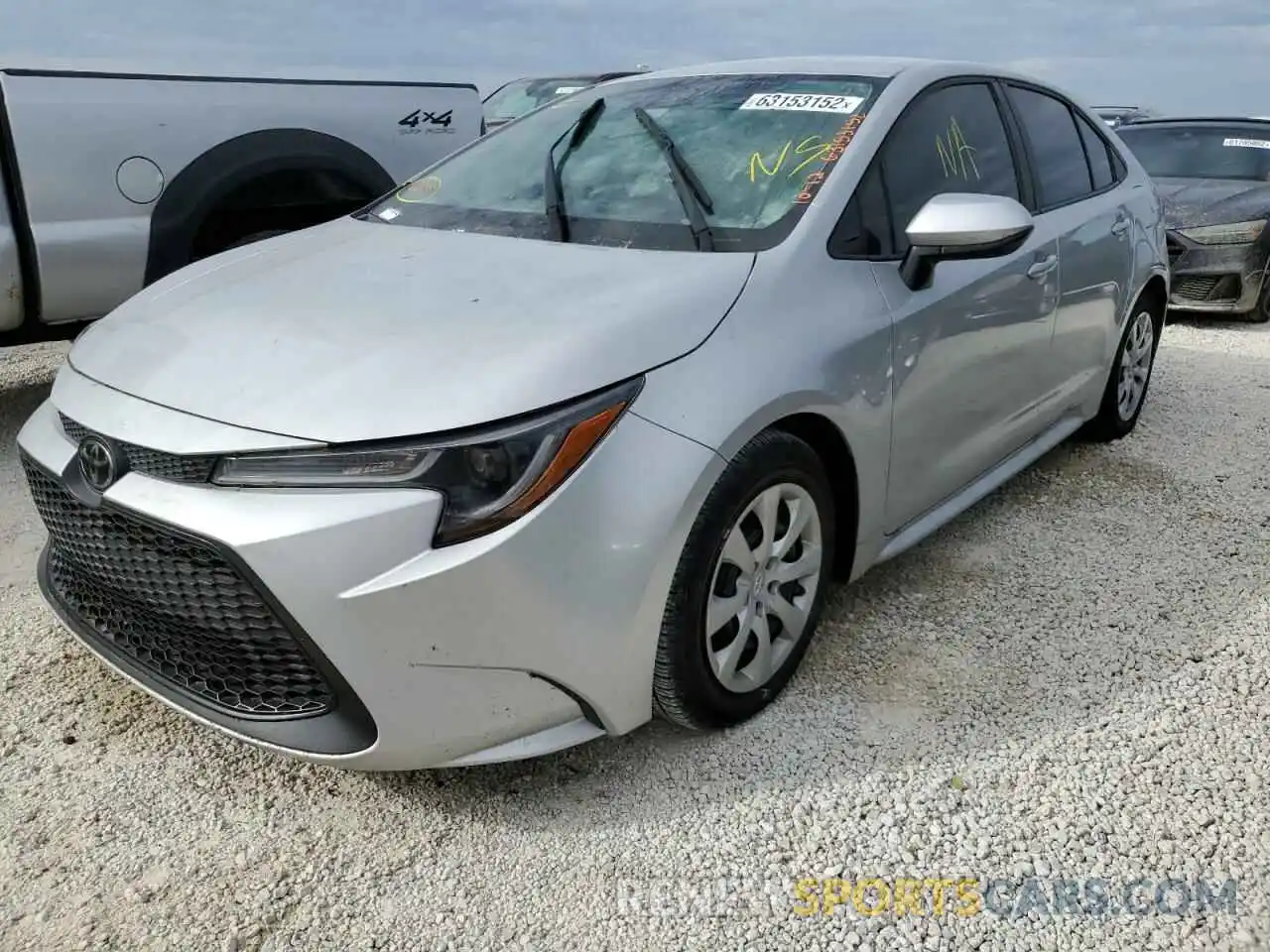 2 Photograph of a damaged car 5YFEPMAE6MP156218 TOYOTA COROLLA 2021