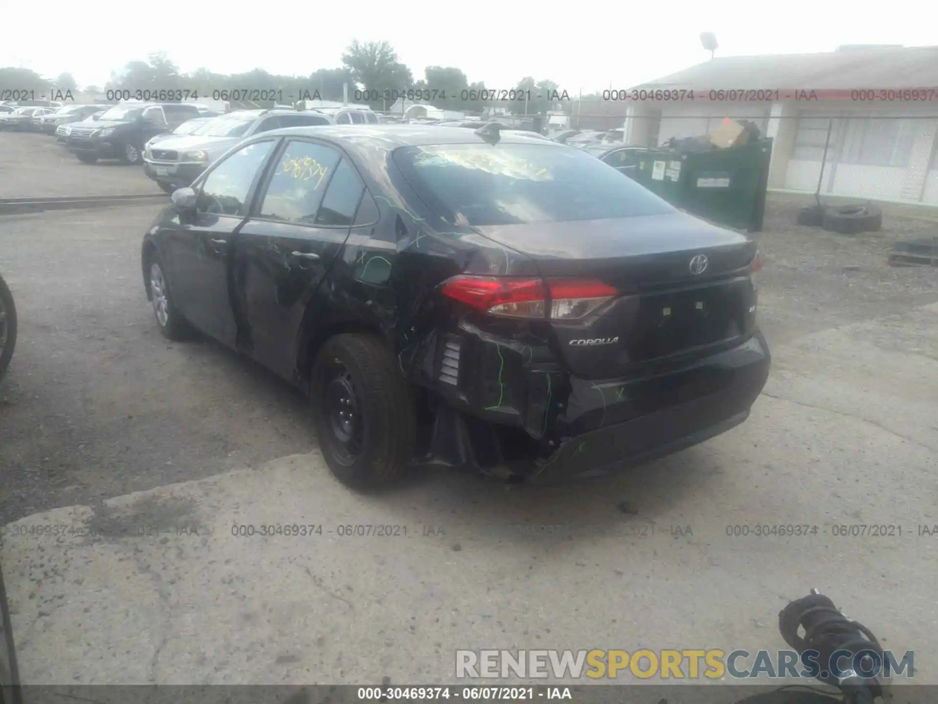 6 Photograph of a damaged car 5YFEPMAE6MP159278 TOYOTA COROLLA 2021