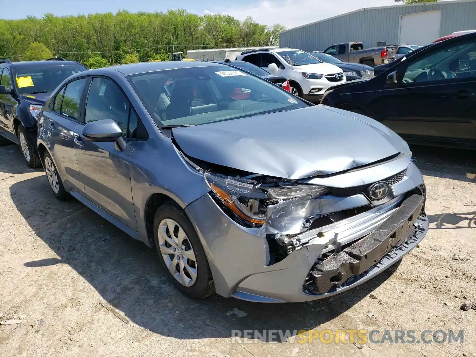 1 Photograph of a damaged car 5YFEPMAE6MP159331 TOYOTA COROLLA 2021