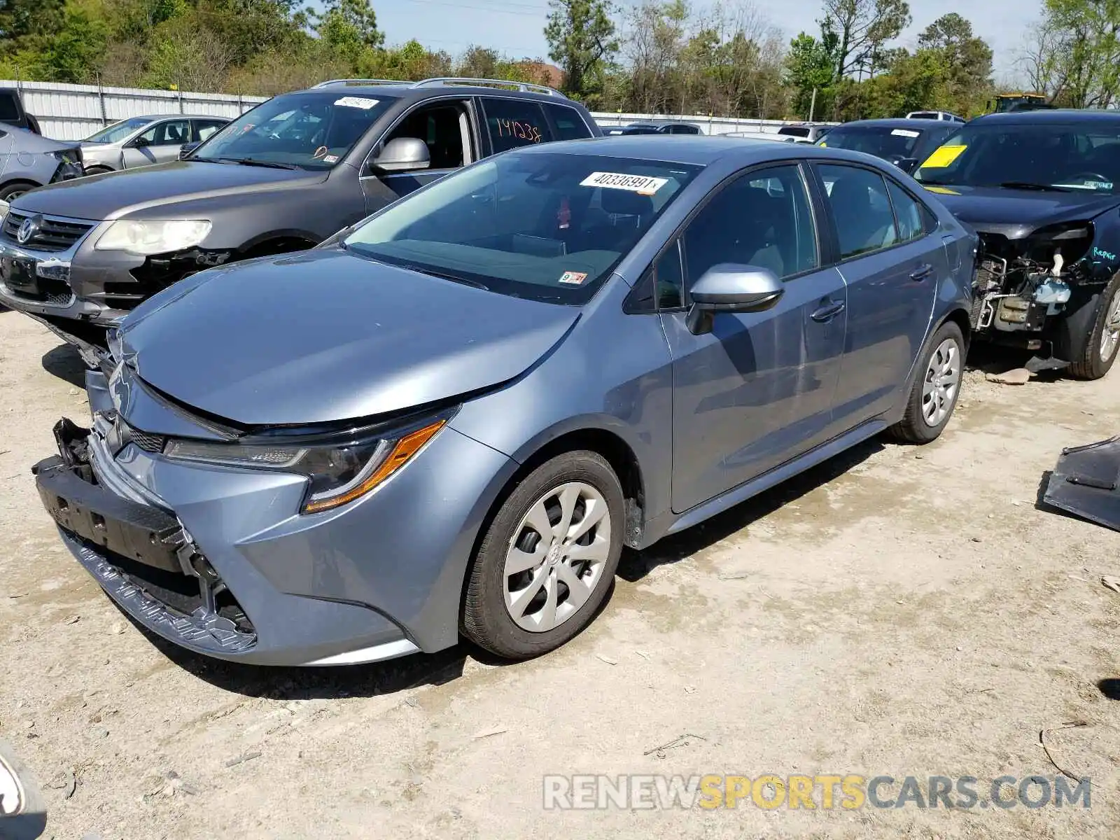 2 Photograph of a damaged car 5YFEPMAE6MP159331 TOYOTA COROLLA 2021