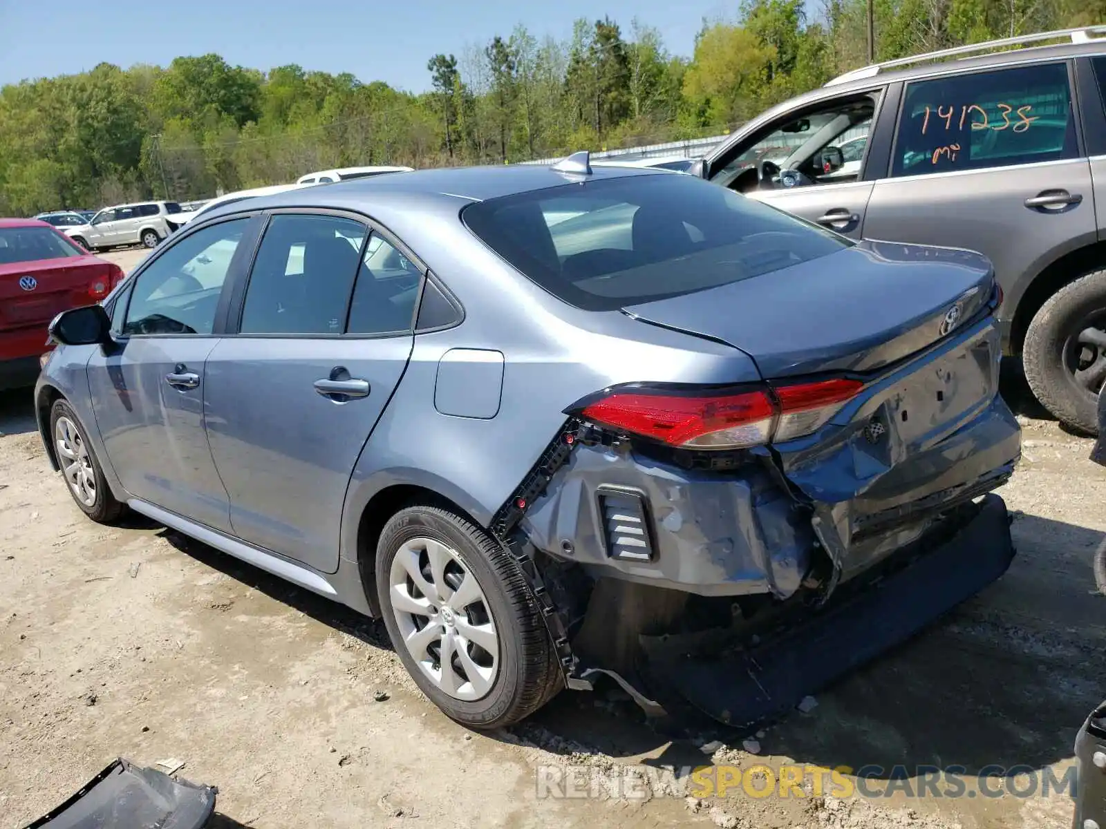 3 Photograph of a damaged car 5YFEPMAE6MP159331 TOYOTA COROLLA 2021