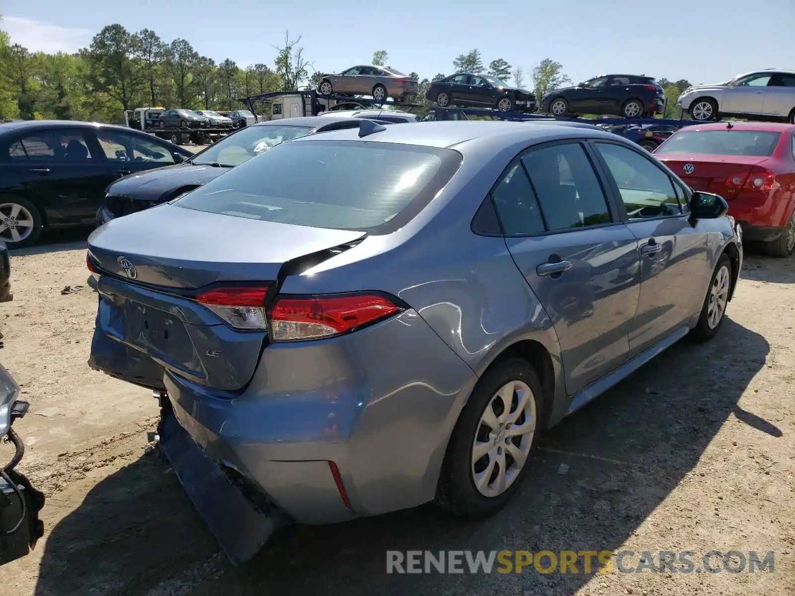 4 Photograph of a damaged car 5YFEPMAE6MP159331 TOYOTA COROLLA 2021