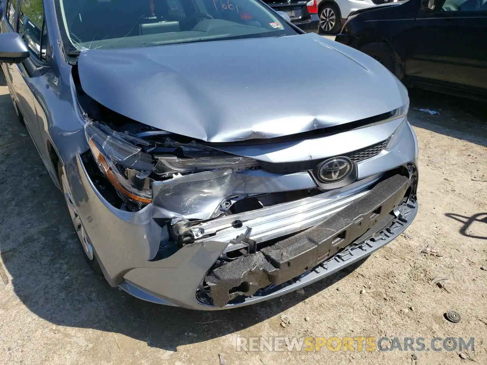 9 Photograph of a damaged car 5YFEPMAE6MP159331 TOYOTA COROLLA 2021