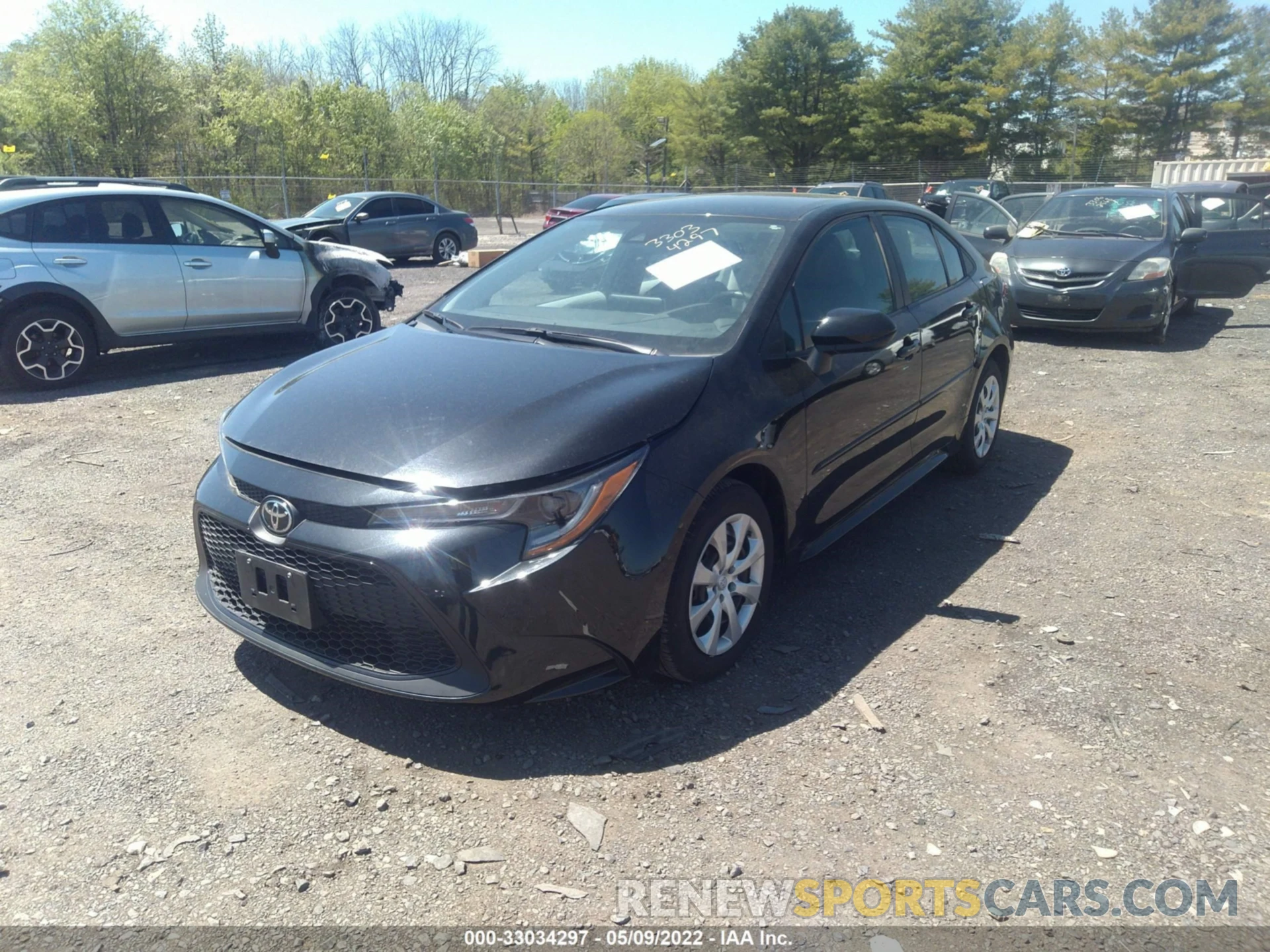 2 Photograph of a damaged car 5YFEPMAE6MP160494 TOYOTA COROLLA 2021