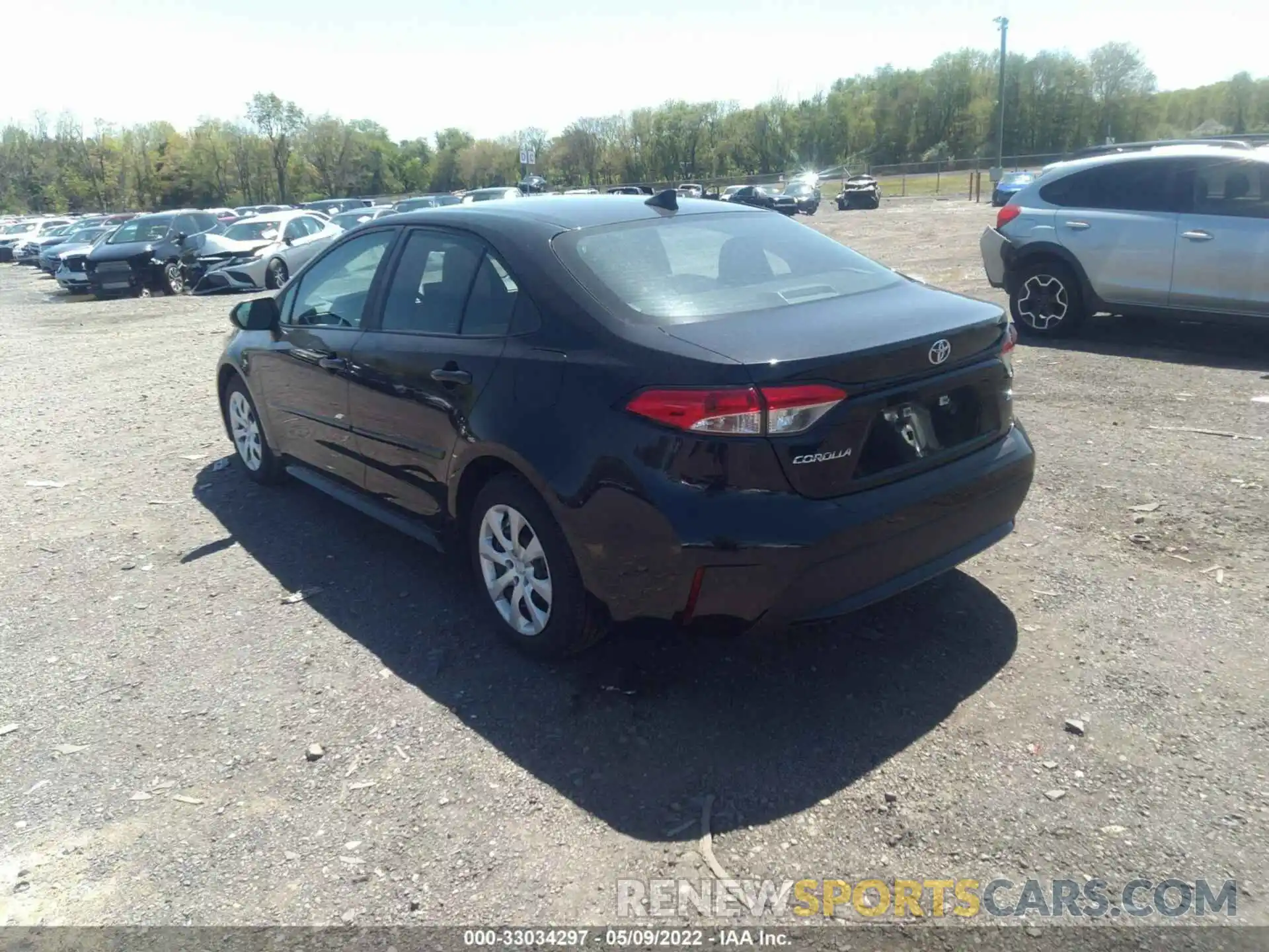 3 Photograph of a damaged car 5YFEPMAE6MP160494 TOYOTA COROLLA 2021