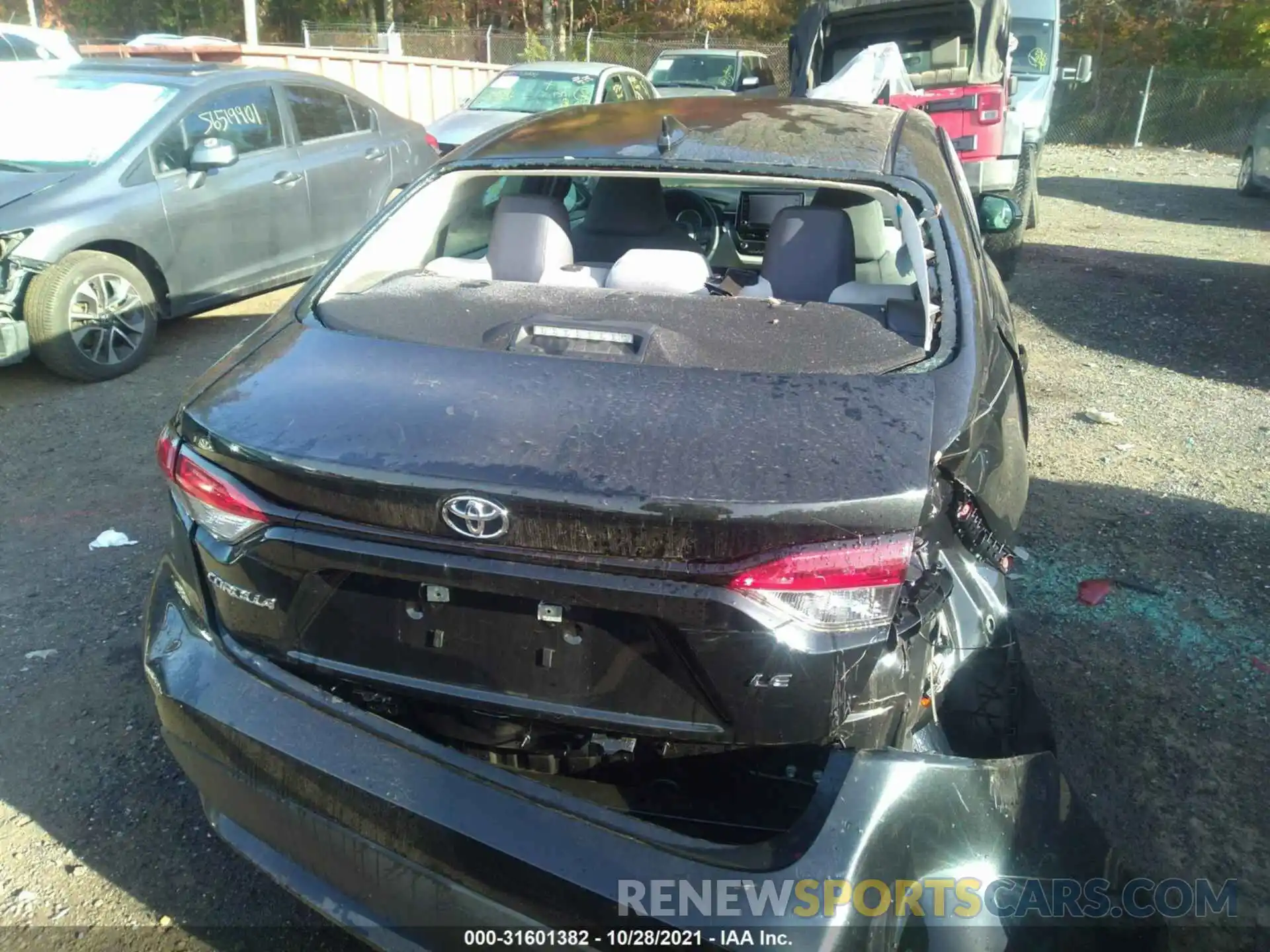 6 Photograph of a damaged car 5YFEPMAE6MP161662 TOYOTA COROLLA 2021