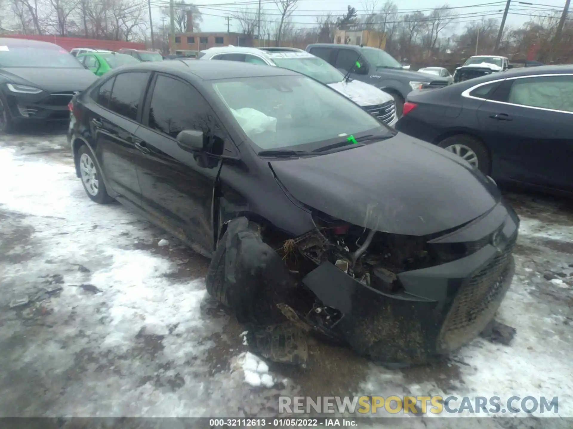 1 Photograph of a damaged car 5YFEPMAE6MP162150 TOYOTA COROLLA 2021