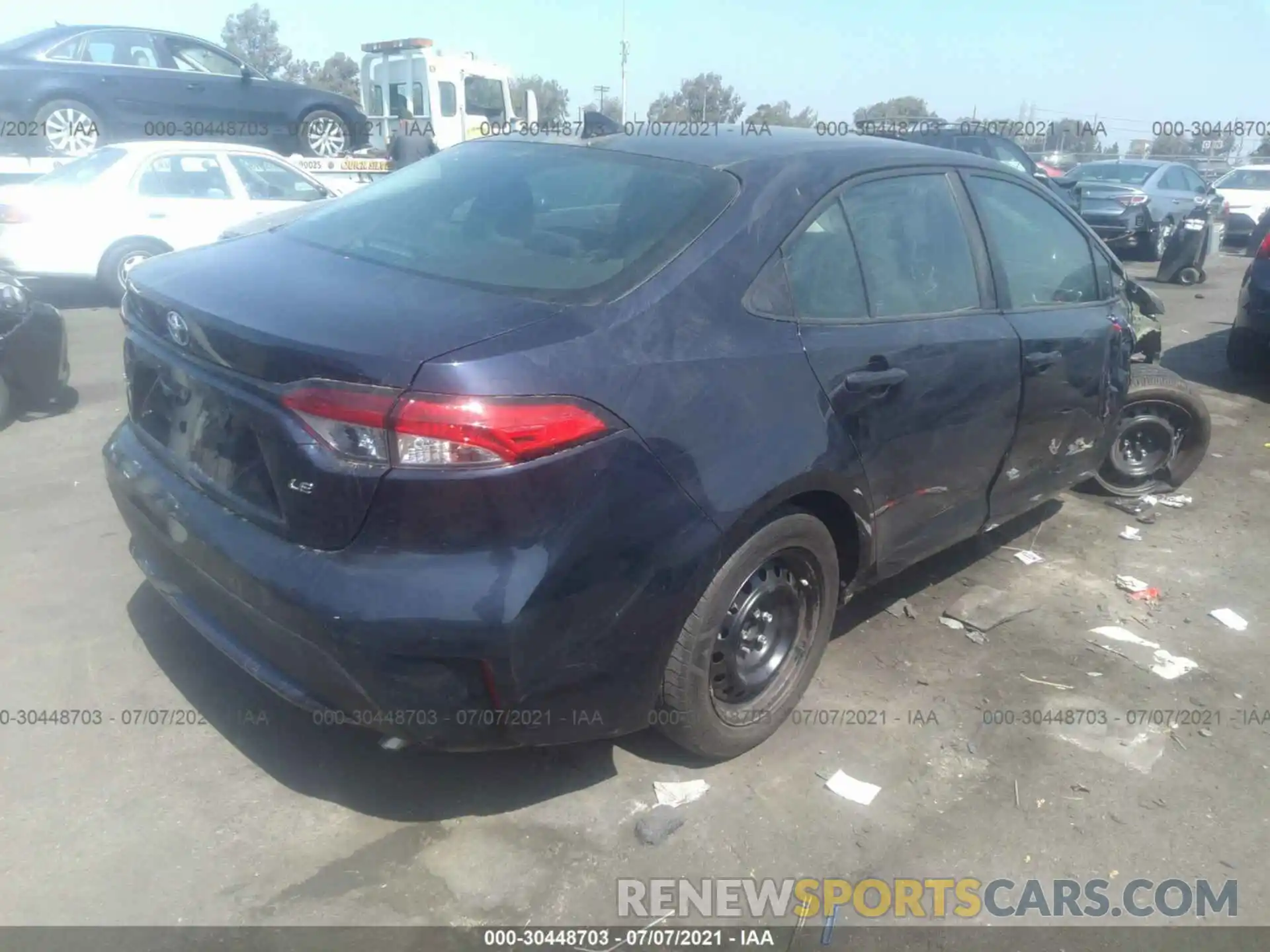 4 Photograph of a damaged car 5YFEPMAE6MP162830 TOYOTA COROLLA 2021