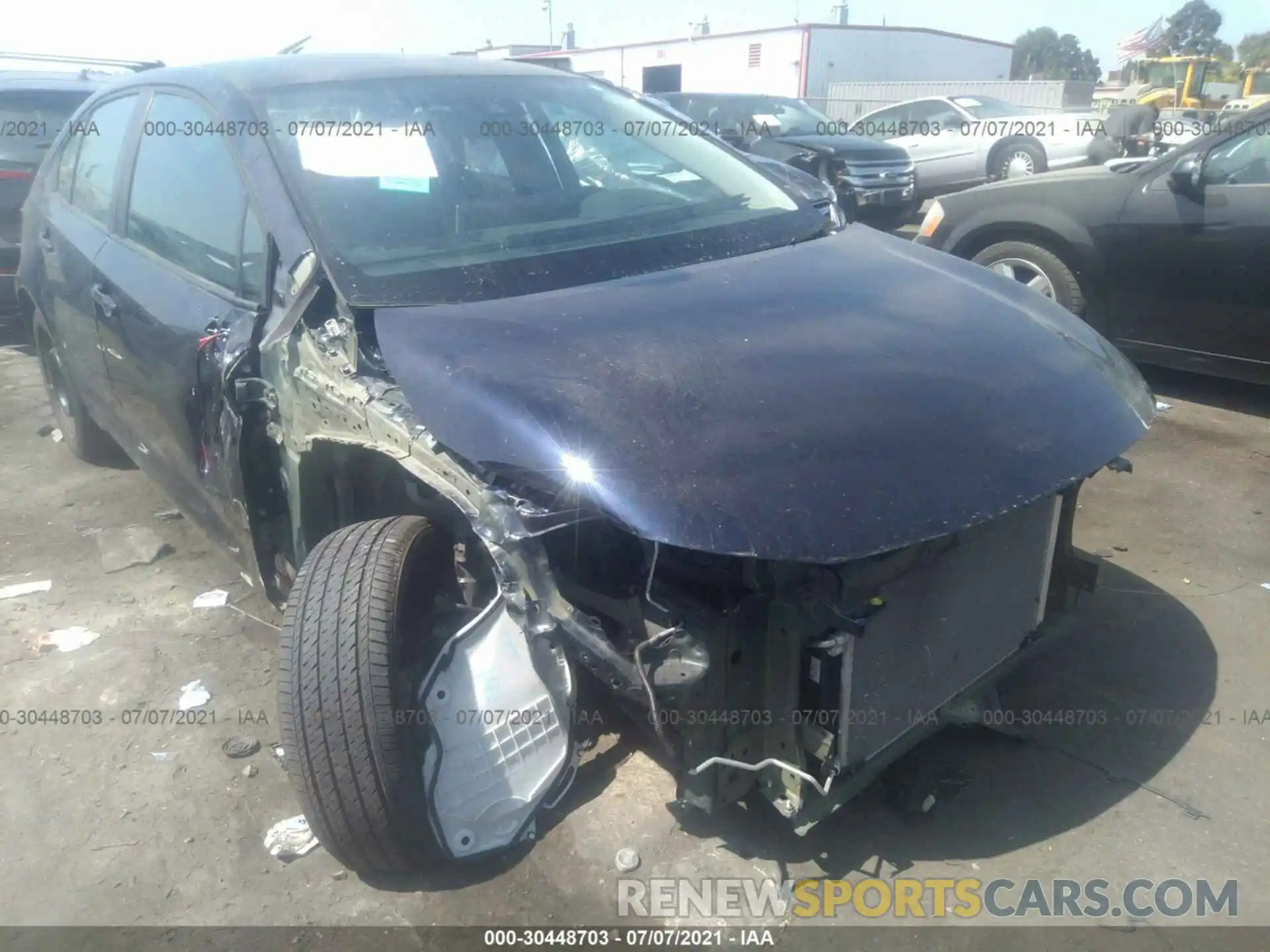 6 Photograph of a damaged car 5YFEPMAE6MP162830 TOYOTA COROLLA 2021