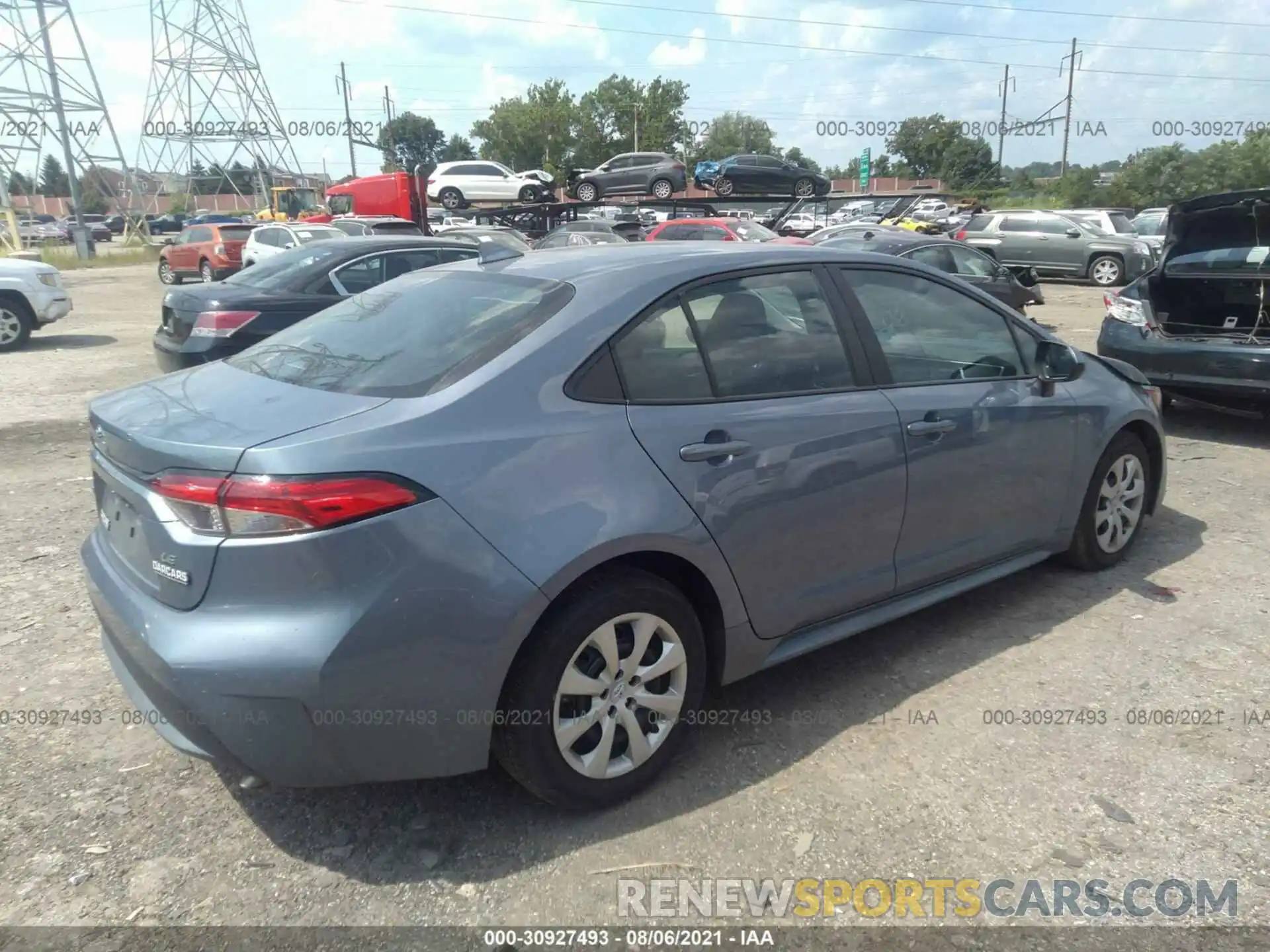 4 Photograph of a damaged car 5YFEPMAE6MP163010 TOYOTA COROLLA 2021