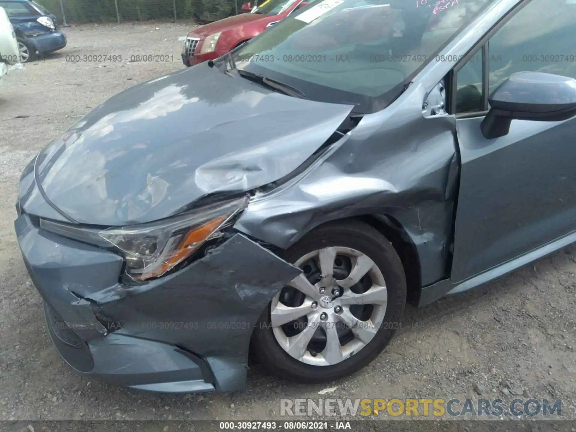 6 Photograph of a damaged car 5YFEPMAE6MP163010 TOYOTA COROLLA 2021