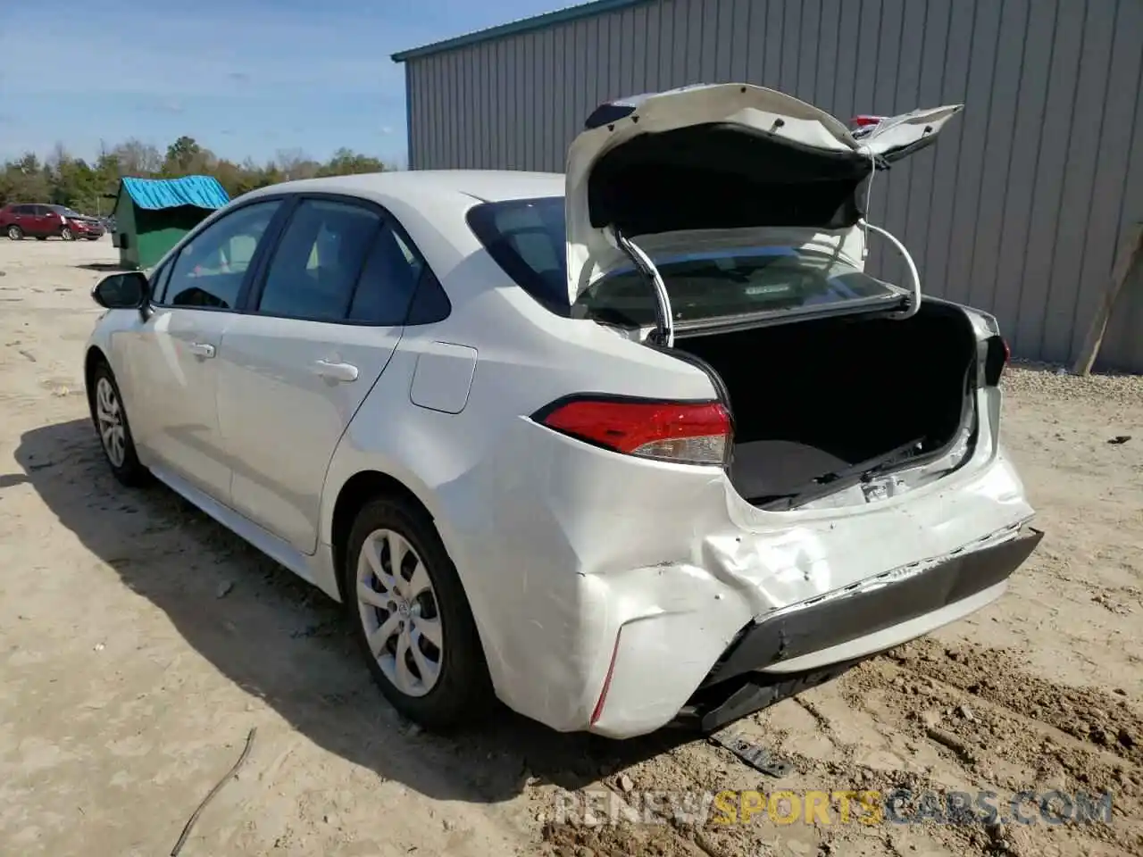 3 Photograph of a damaged car 5YFEPMAE6MP164223 TOYOTA COROLLA 2021