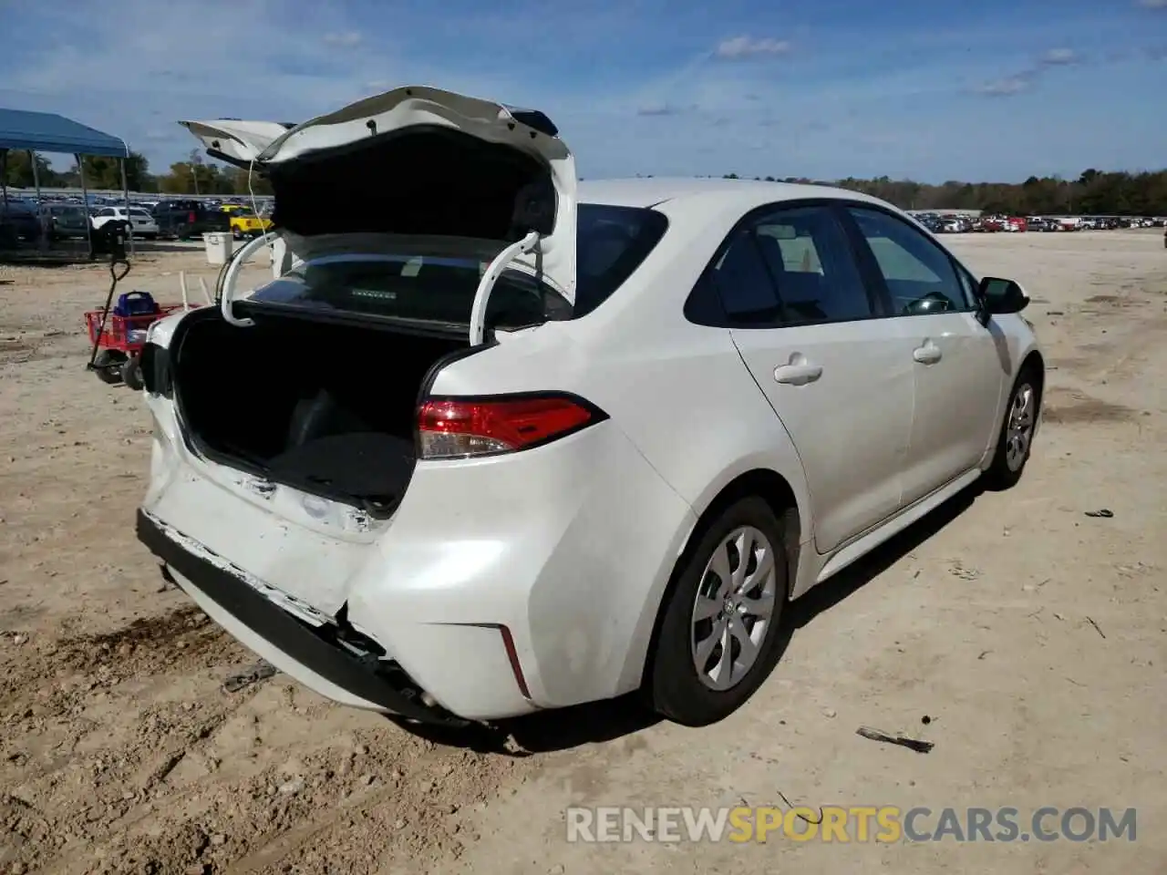 4 Photograph of a damaged car 5YFEPMAE6MP164223 TOYOTA COROLLA 2021