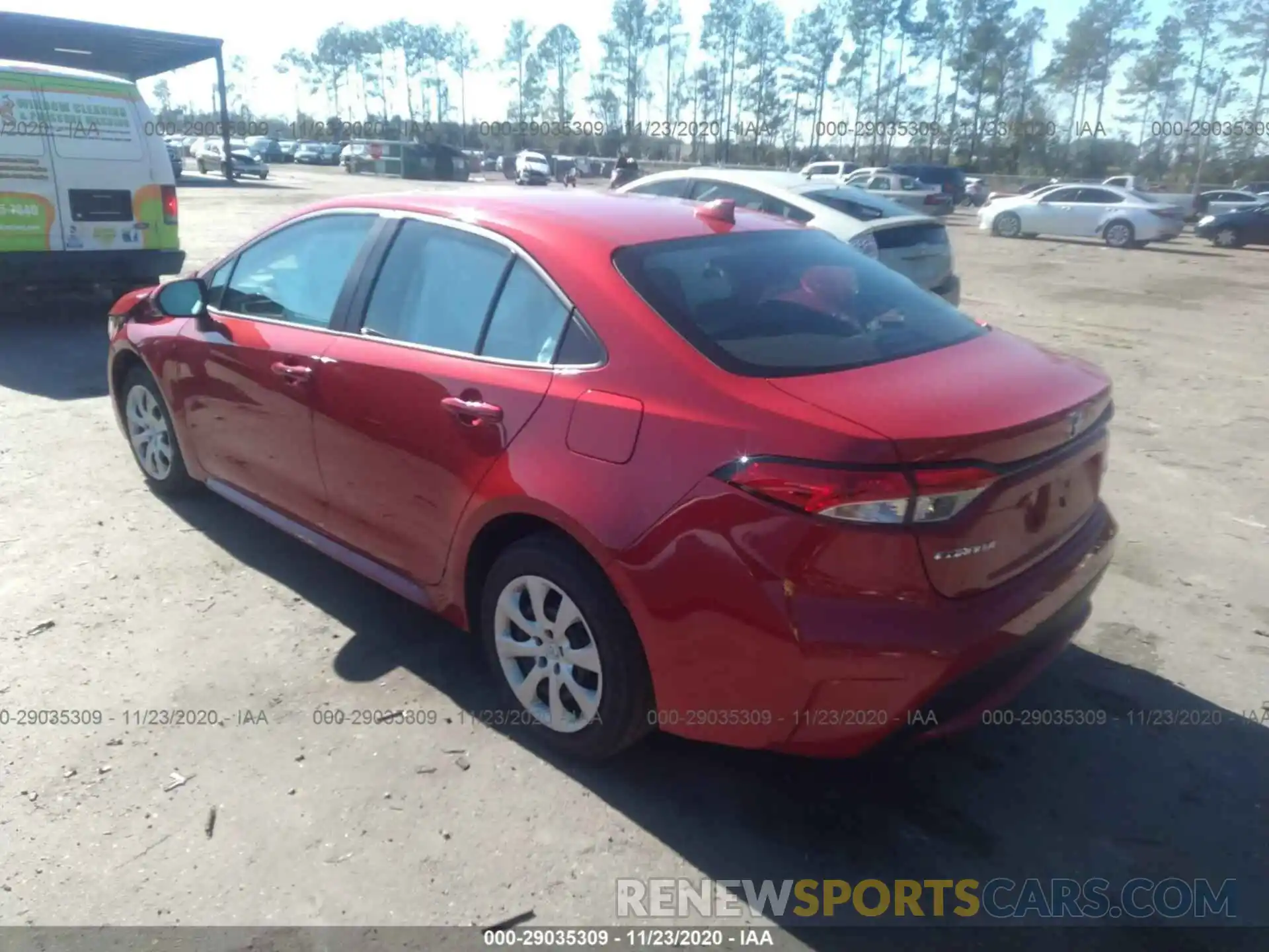 3 Photograph of a damaged car 5YFEPMAE6MP164464 TOYOTA COROLLA 2021