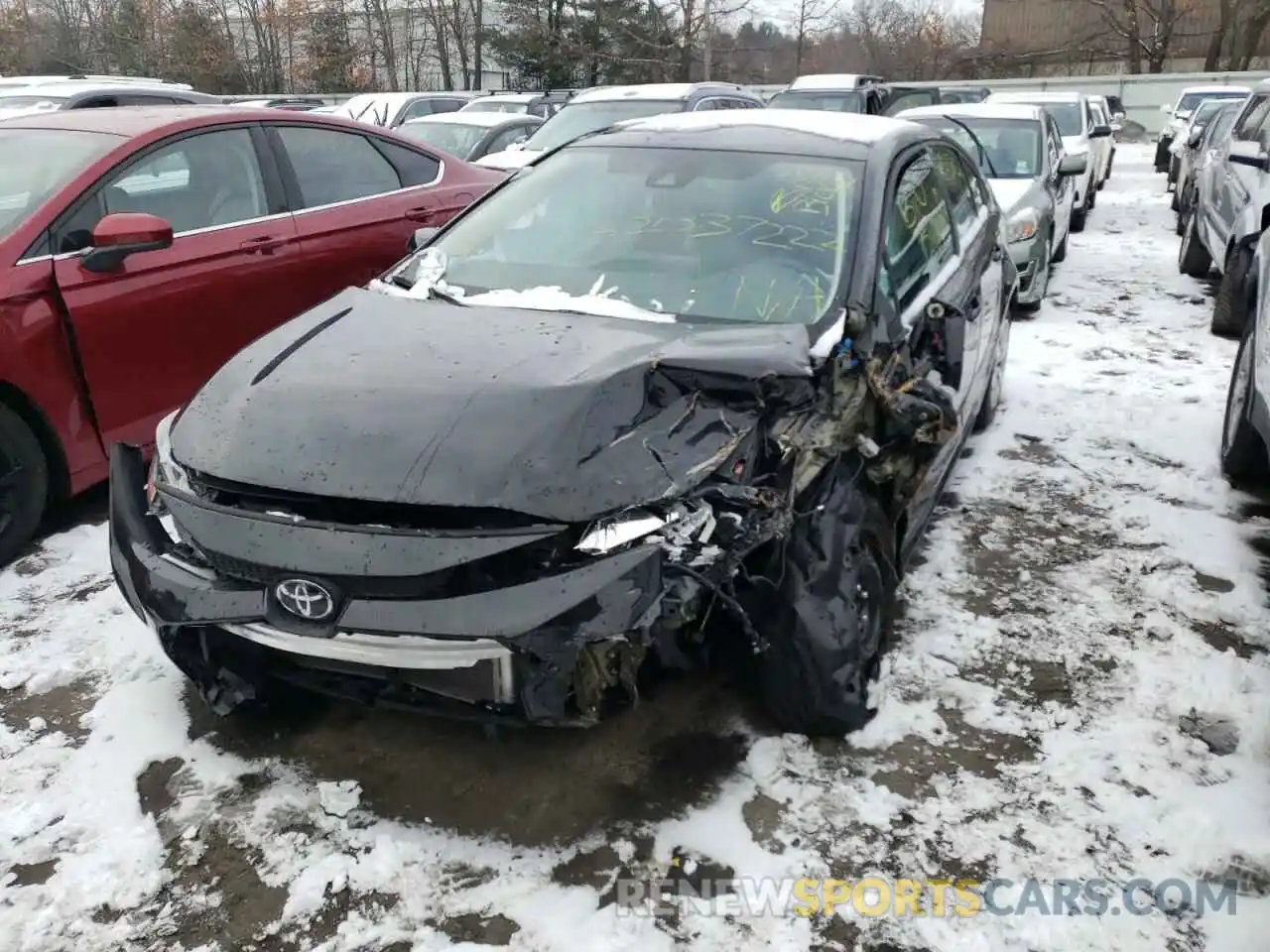 2 Photograph of a damaged car 5YFEPMAE6MP164481 TOYOTA COROLLA 2021