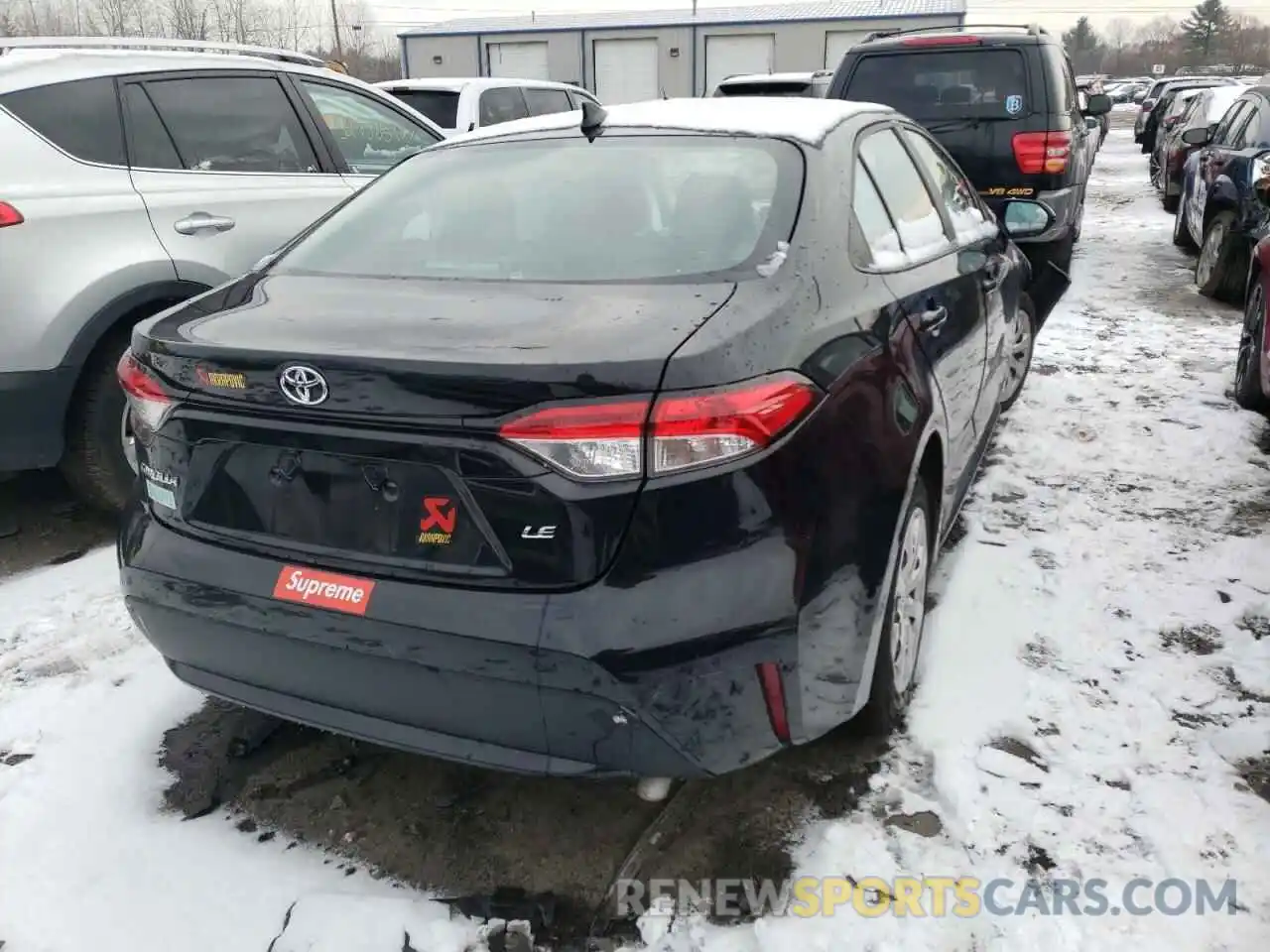 4 Photograph of a damaged car 5YFEPMAE6MP164481 TOYOTA COROLLA 2021