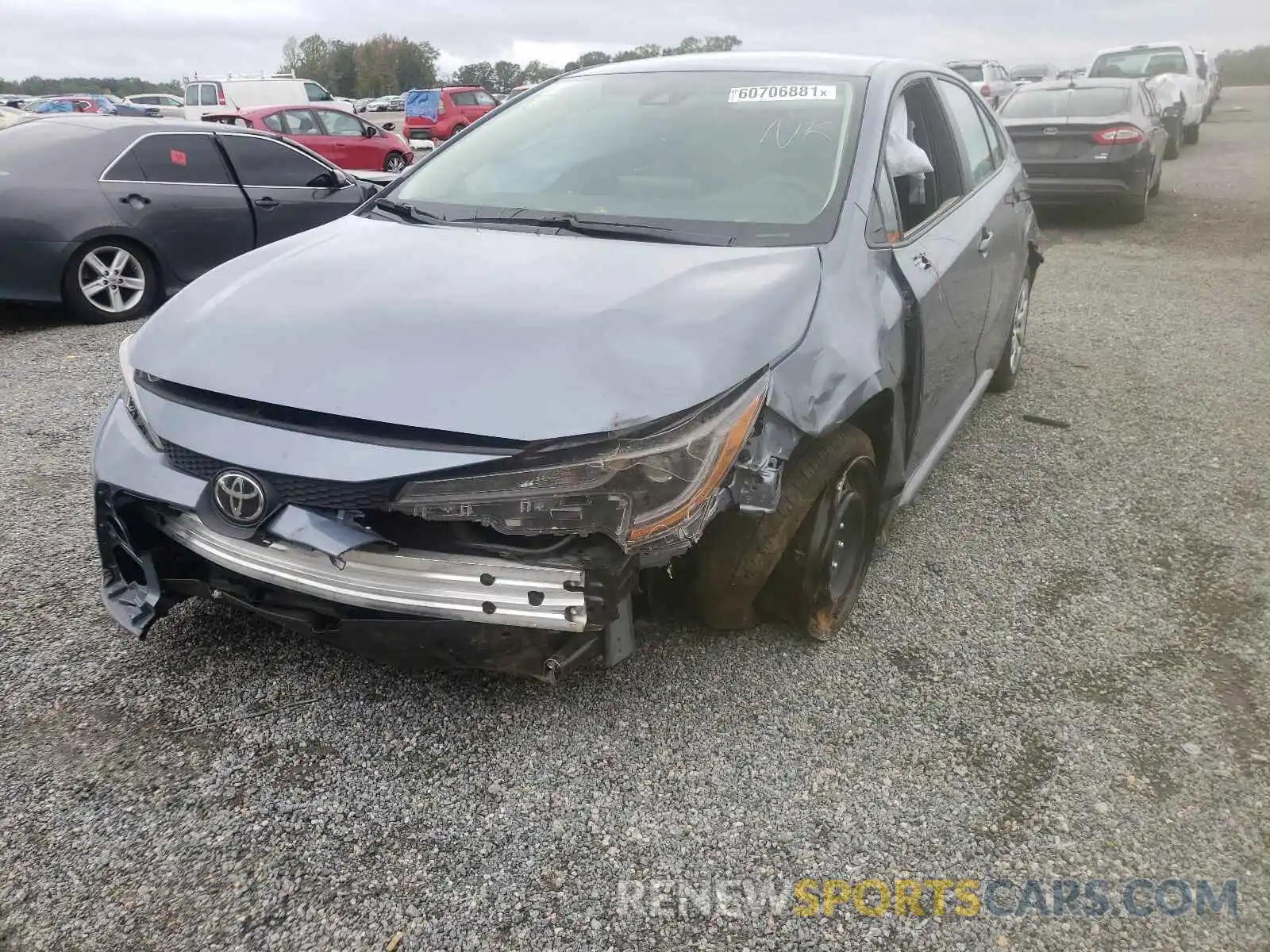 2 Photograph of a damaged car 5YFEPMAE6MP164819 TOYOTA COROLLA 2021