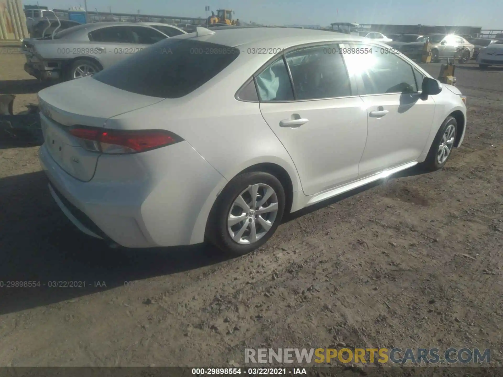 4 Photograph of a damaged car 5YFEPMAE6MP164951 TOYOTA COROLLA 2021