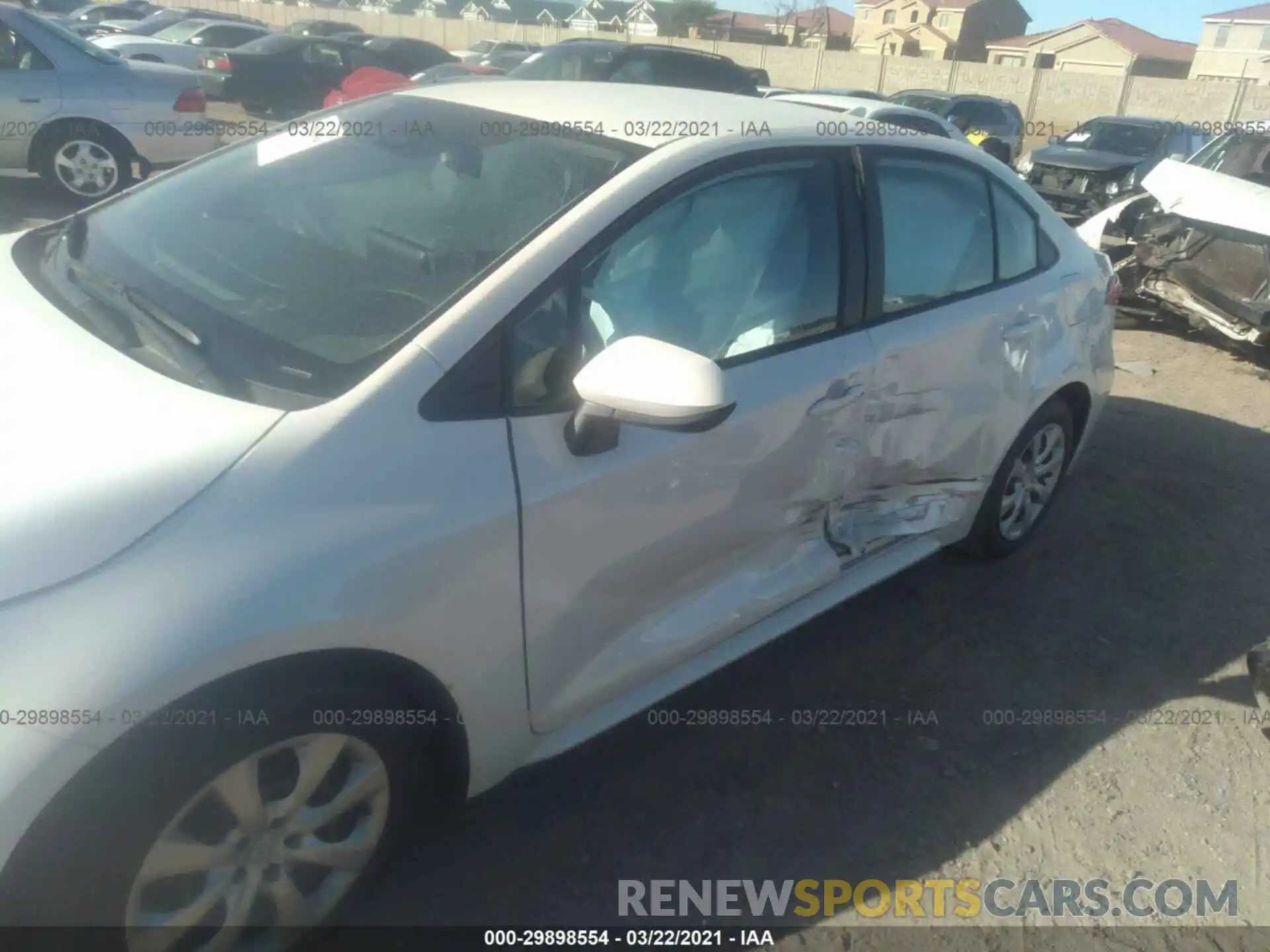 6 Photograph of a damaged car 5YFEPMAE6MP164951 TOYOTA COROLLA 2021