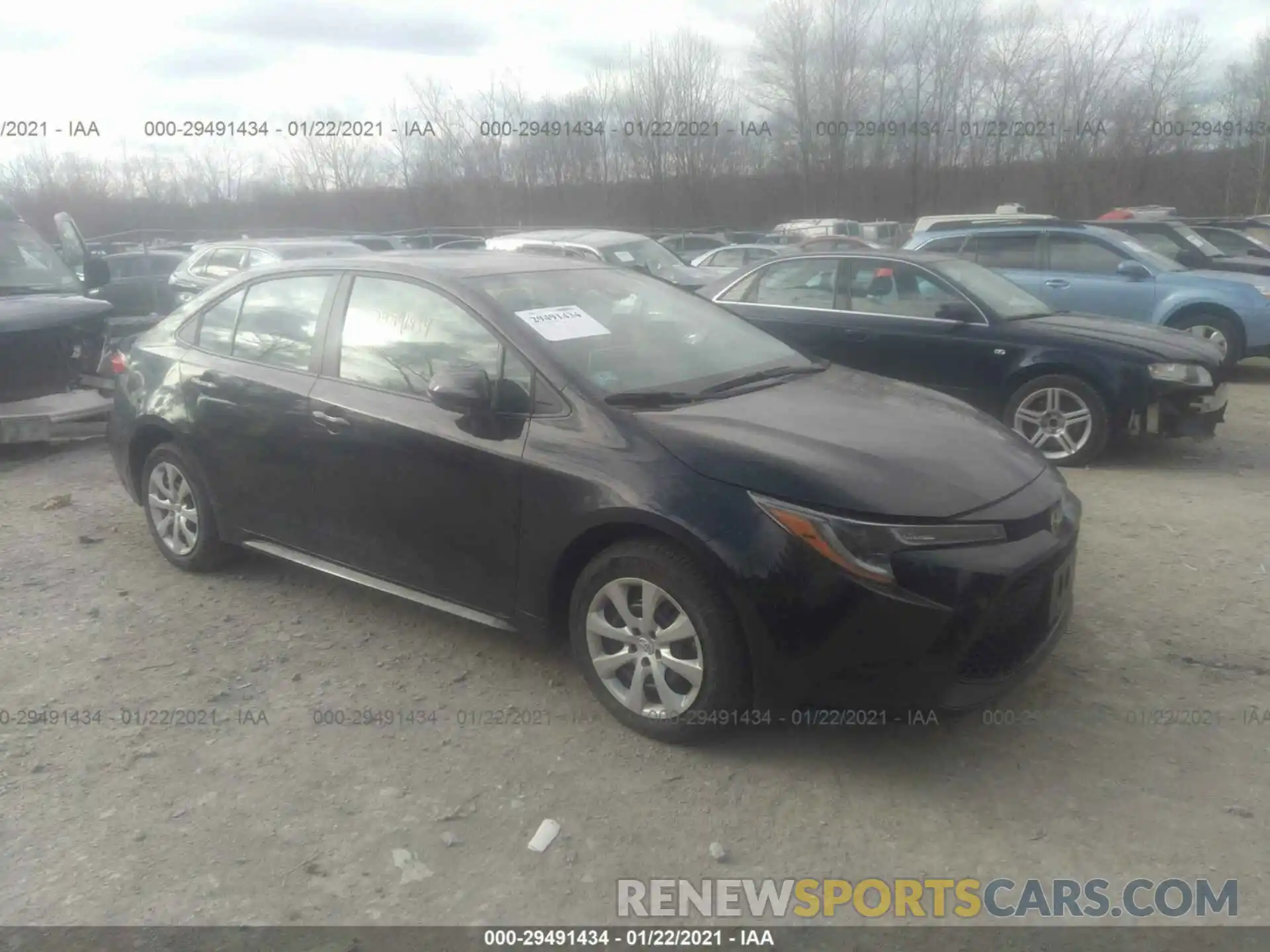 1 Photograph of a damaged car 5YFEPMAE6MP165713 TOYOTA COROLLA 2021