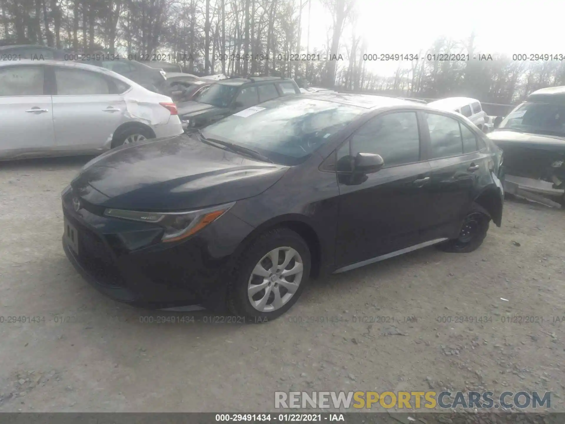 2 Photograph of a damaged car 5YFEPMAE6MP165713 TOYOTA COROLLA 2021