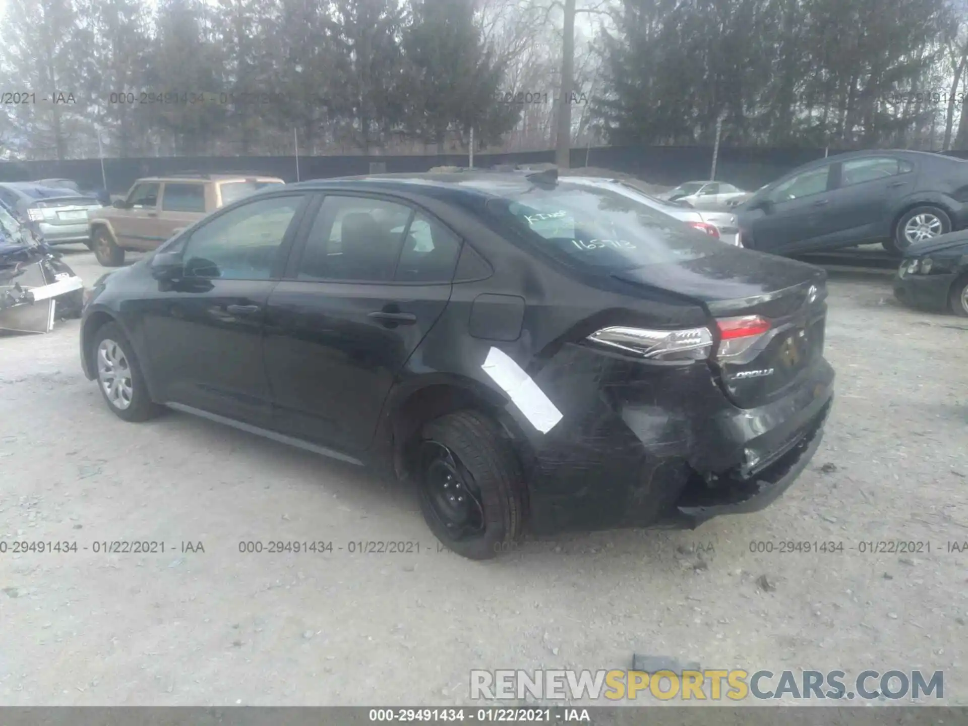 3 Photograph of a damaged car 5YFEPMAE6MP165713 TOYOTA COROLLA 2021