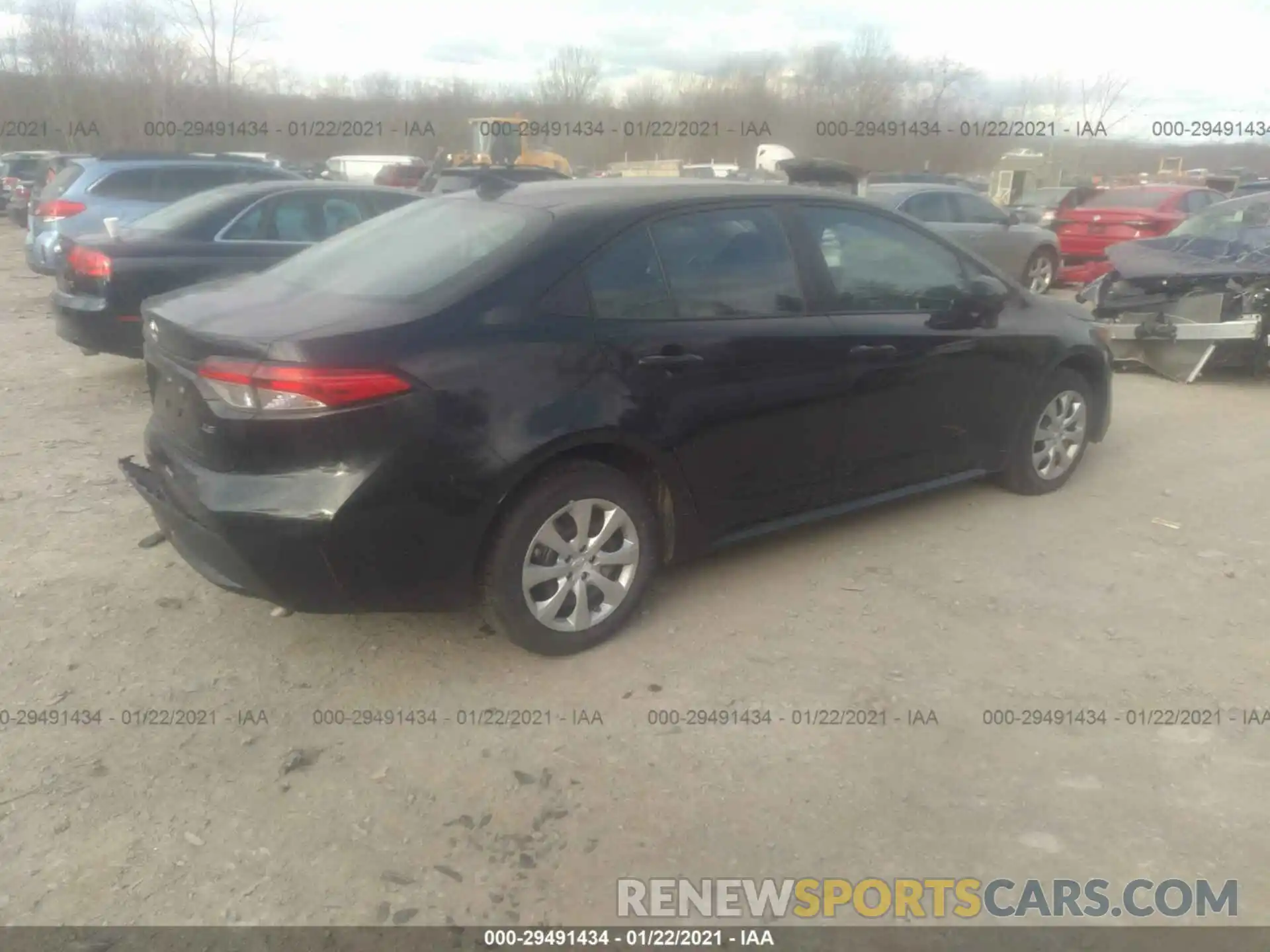 4 Photograph of a damaged car 5YFEPMAE6MP165713 TOYOTA COROLLA 2021