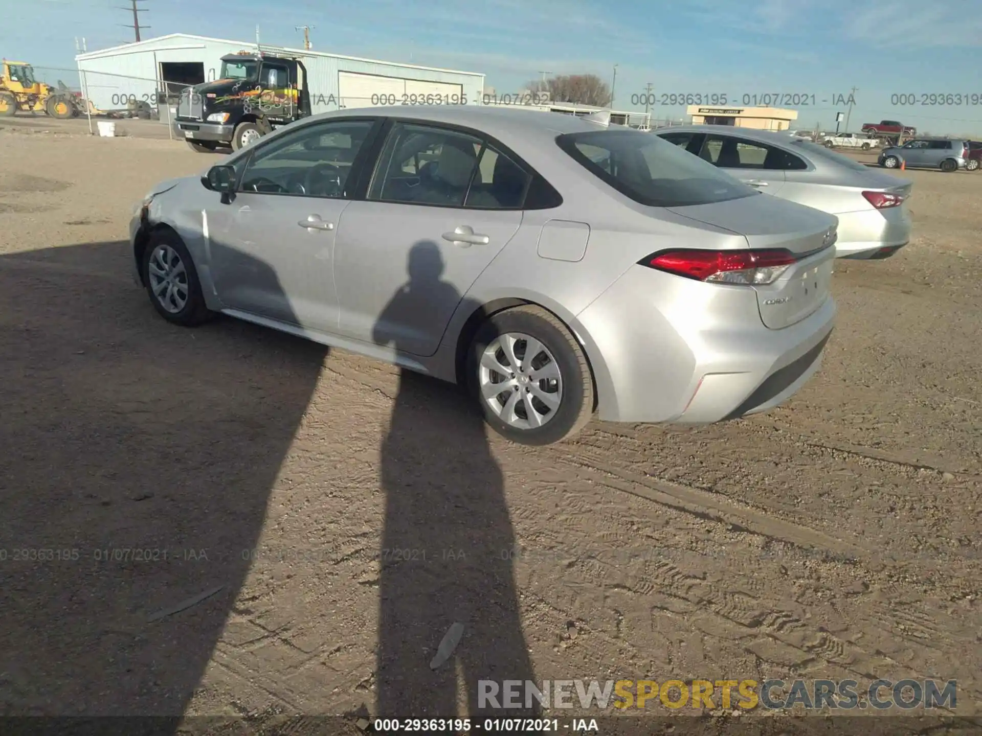 3 Photograph of a damaged car 5YFEPMAE6MP165940 TOYOTA COROLLA 2021