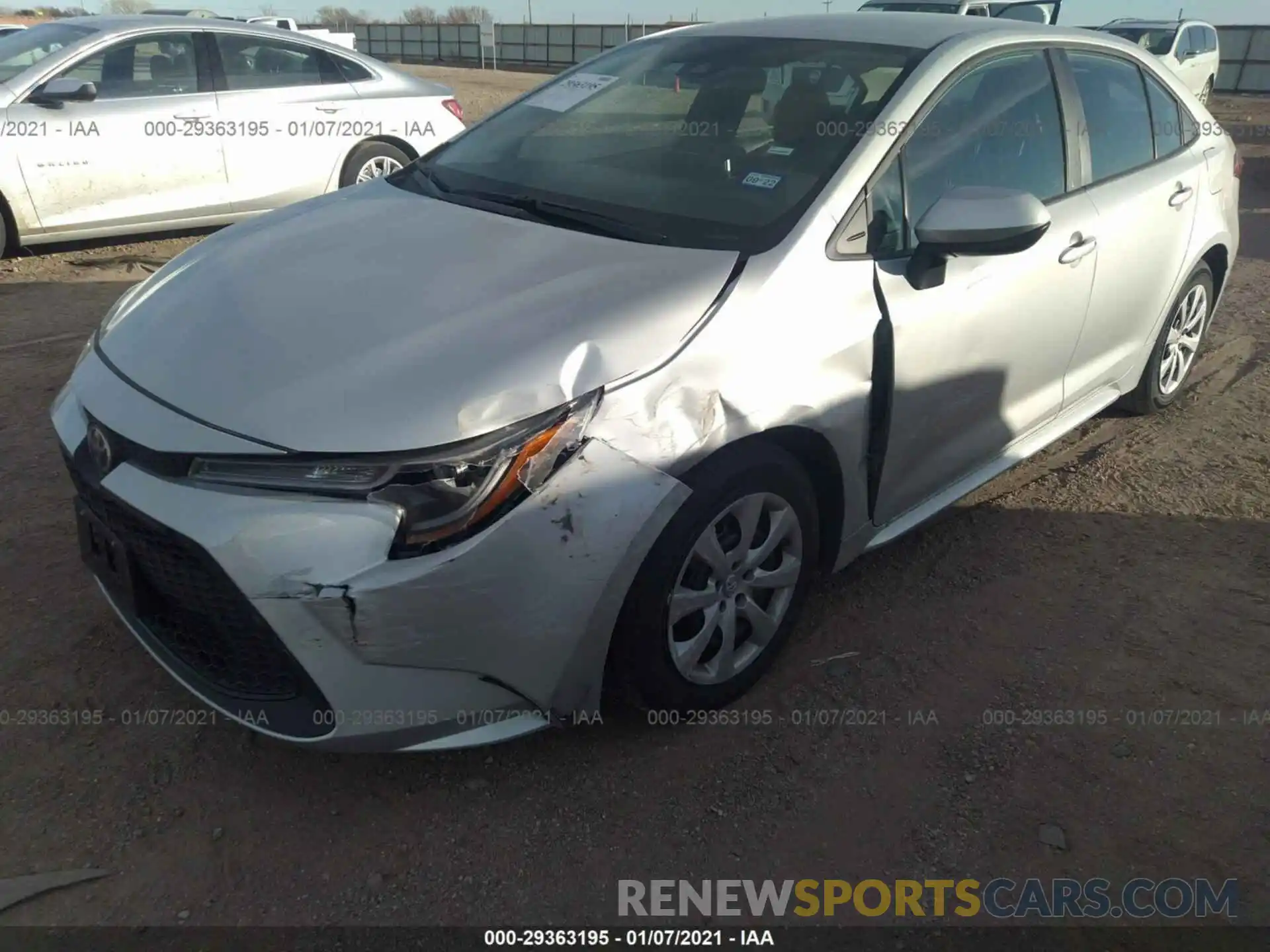 6 Photograph of a damaged car 5YFEPMAE6MP165940 TOYOTA COROLLA 2021