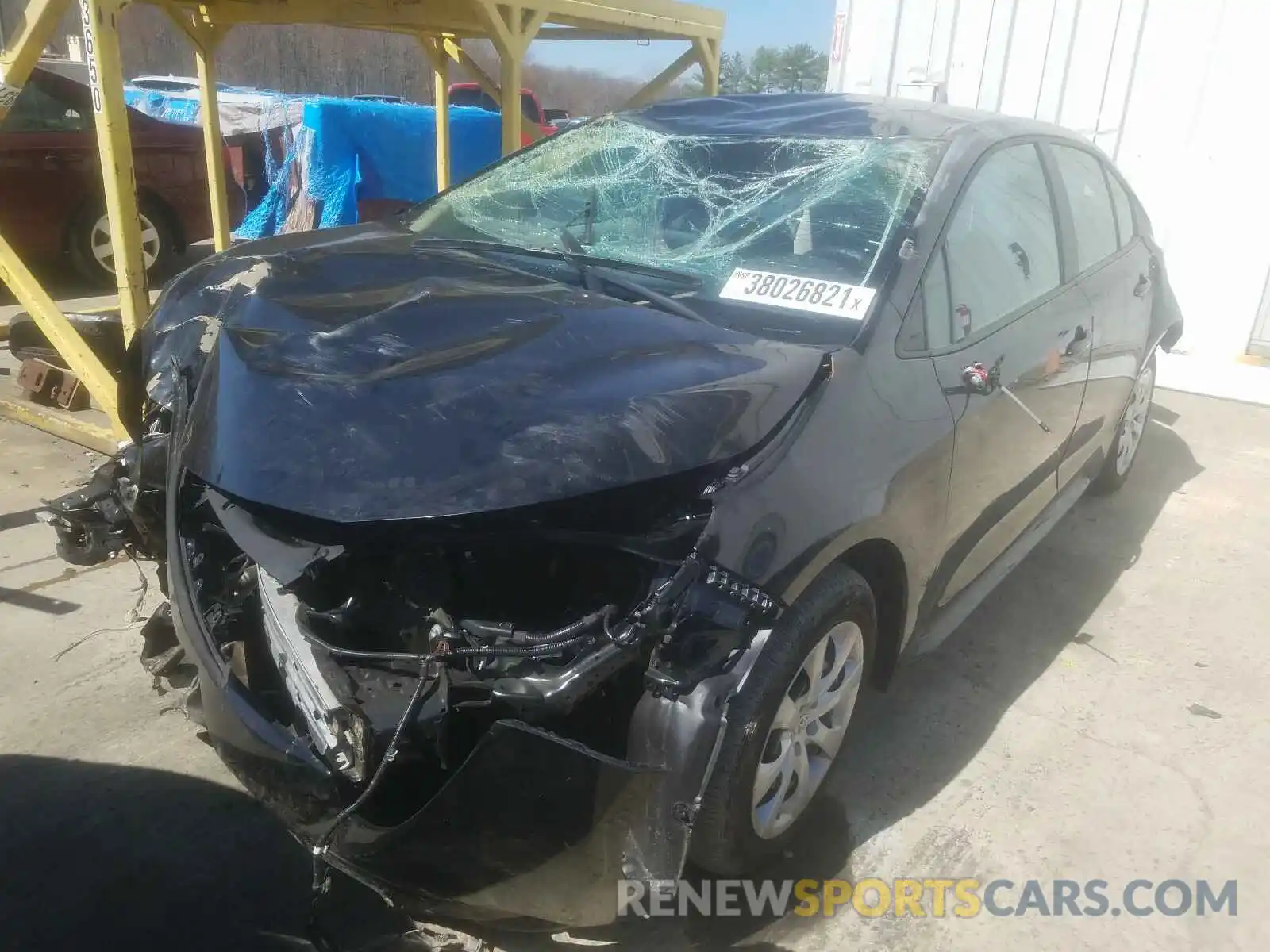 2 Photograph of a damaged car 5YFEPMAE6MP166568 TOYOTA COROLLA 2021