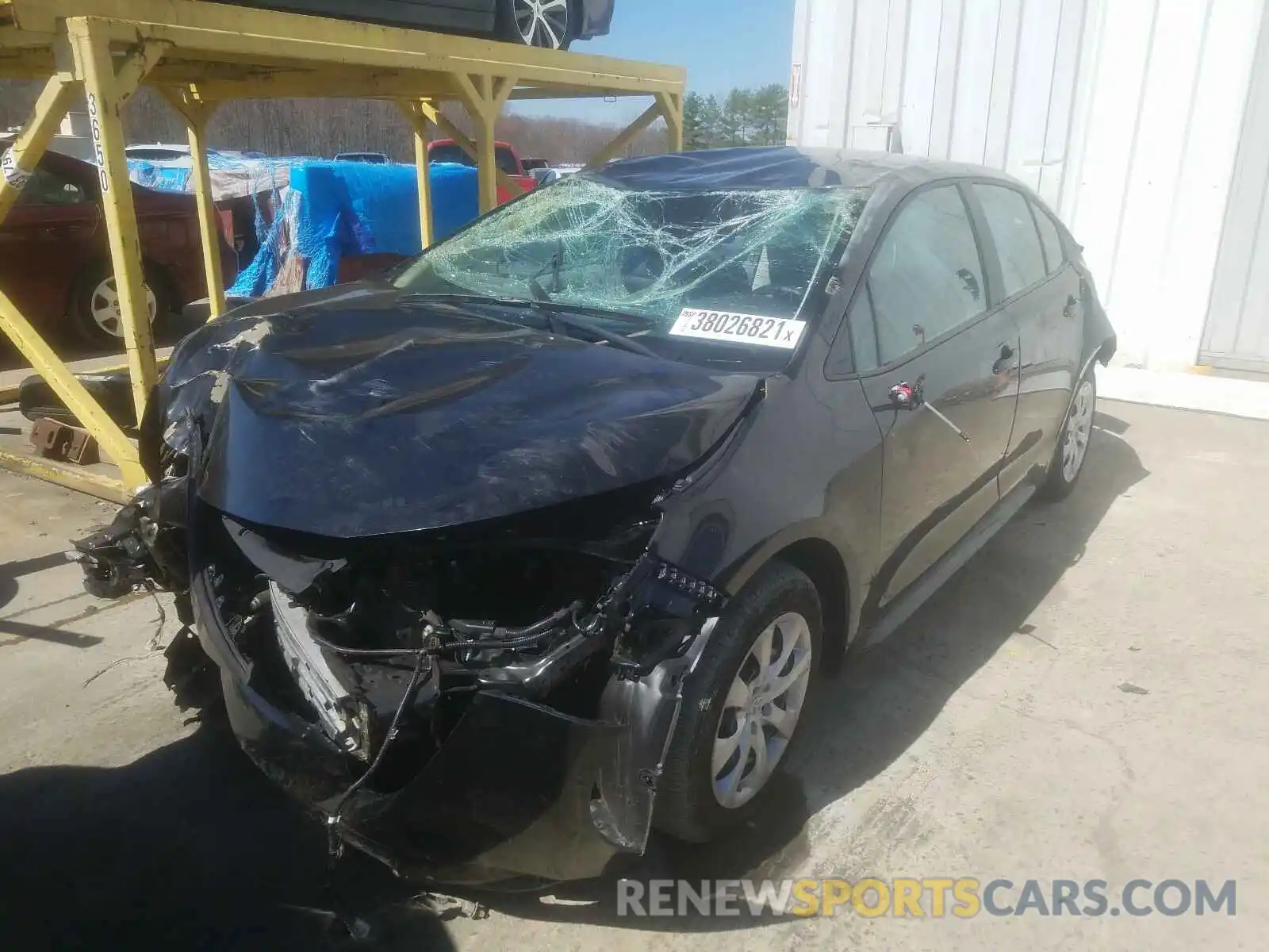 9 Photograph of a damaged car 5YFEPMAE6MP166568 TOYOTA COROLLA 2021