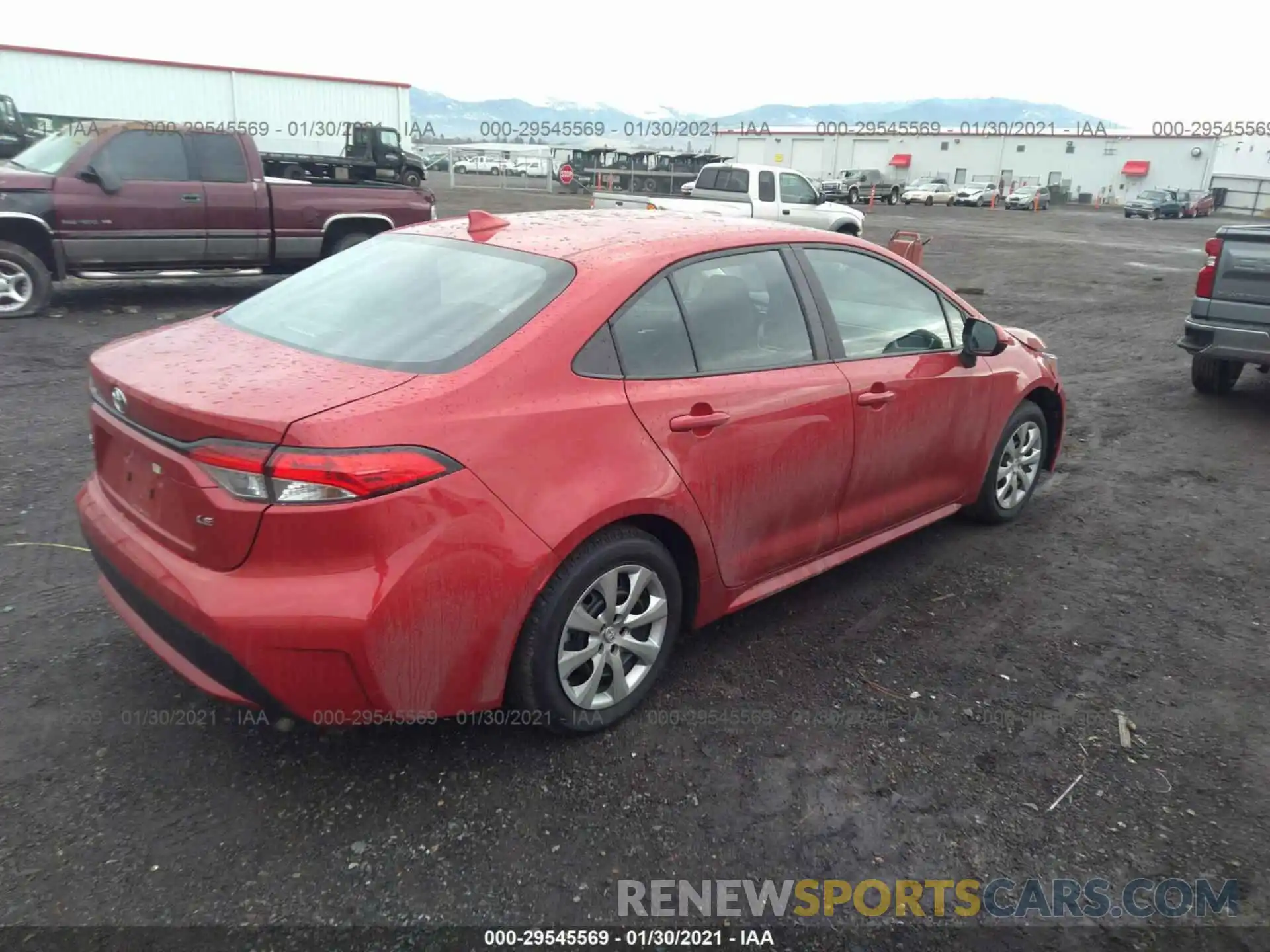 4 Photograph of a damaged car 5YFEPMAE6MP167204 TOYOTA COROLLA 2021