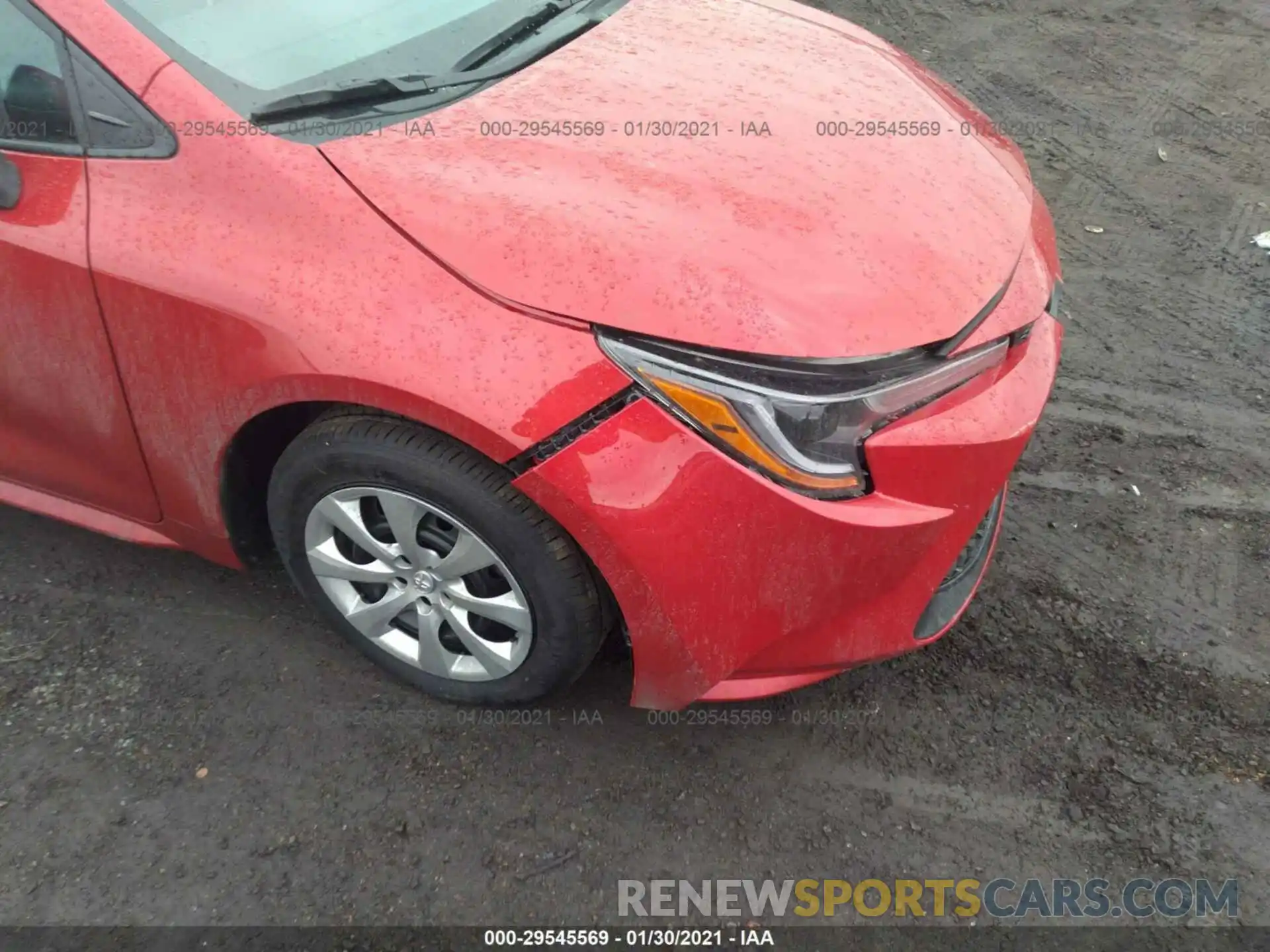 6 Photograph of a damaged car 5YFEPMAE6MP167204 TOYOTA COROLLA 2021