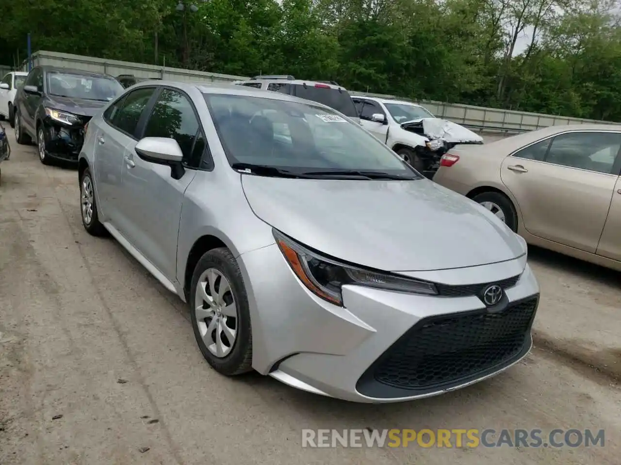 1 Photograph of a damaged car 5YFEPMAE6MP167557 TOYOTA COROLLA 2021