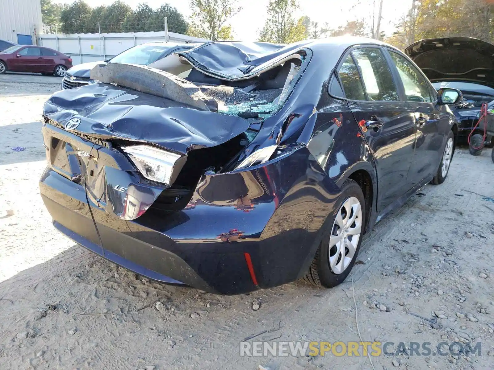 4 Photograph of a damaged car 5YFEPMAE6MP167929 TOYOTA COROLLA 2021