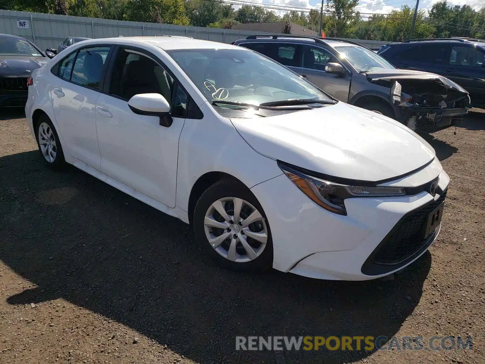 1 Photograph of a damaged car 5YFEPMAE6MP168238 TOYOTA COROLLA 2021