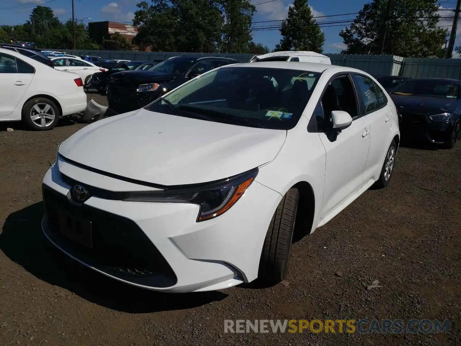 2 Photograph of a damaged car 5YFEPMAE6MP168238 TOYOTA COROLLA 2021