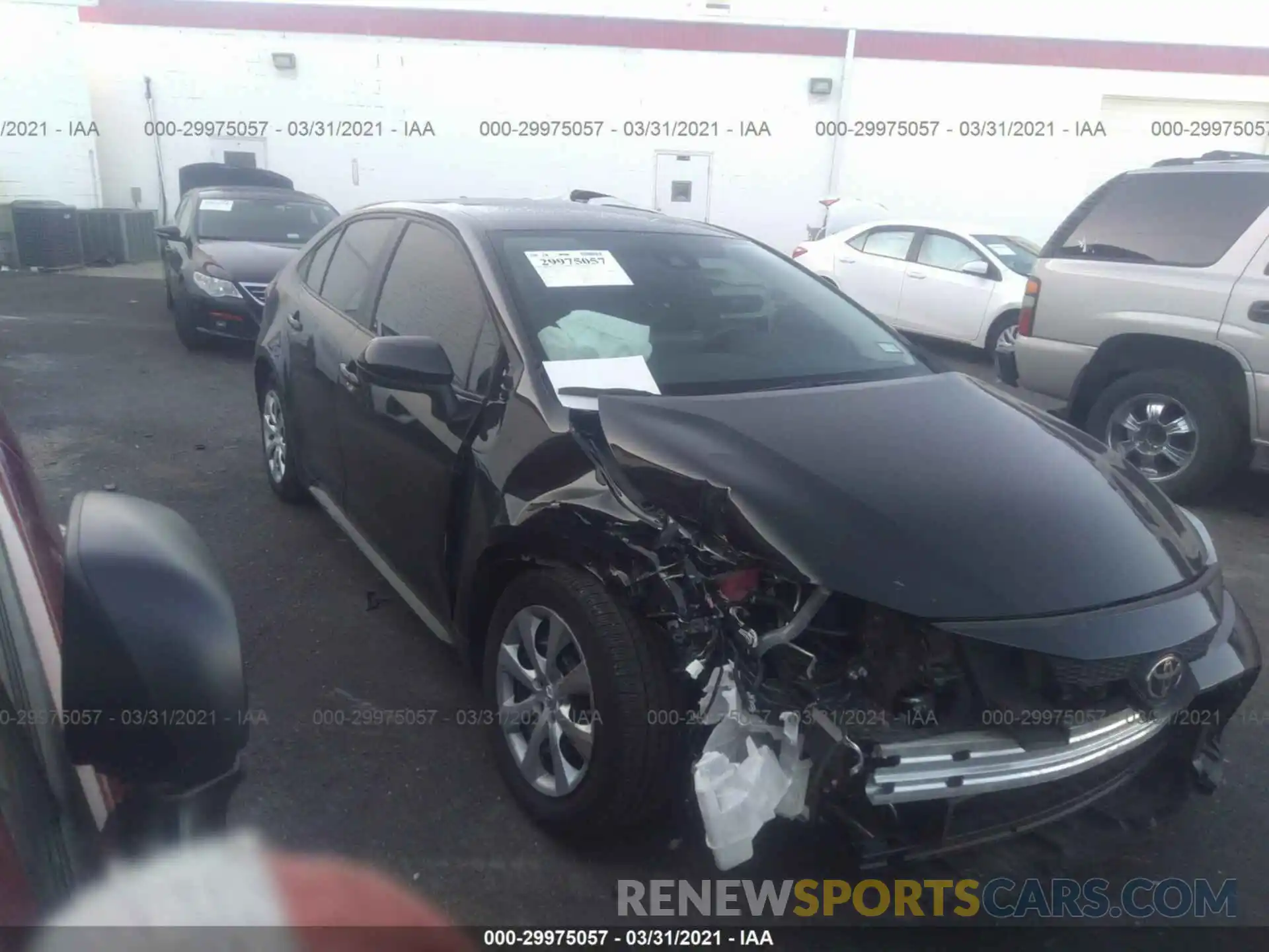 1 Photograph of a damaged car 5YFEPMAE6MP168322 TOYOTA COROLLA 2021