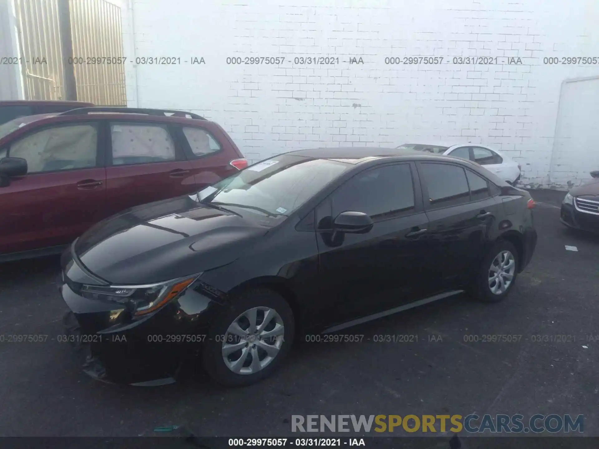 2 Photograph of a damaged car 5YFEPMAE6MP168322 TOYOTA COROLLA 2021