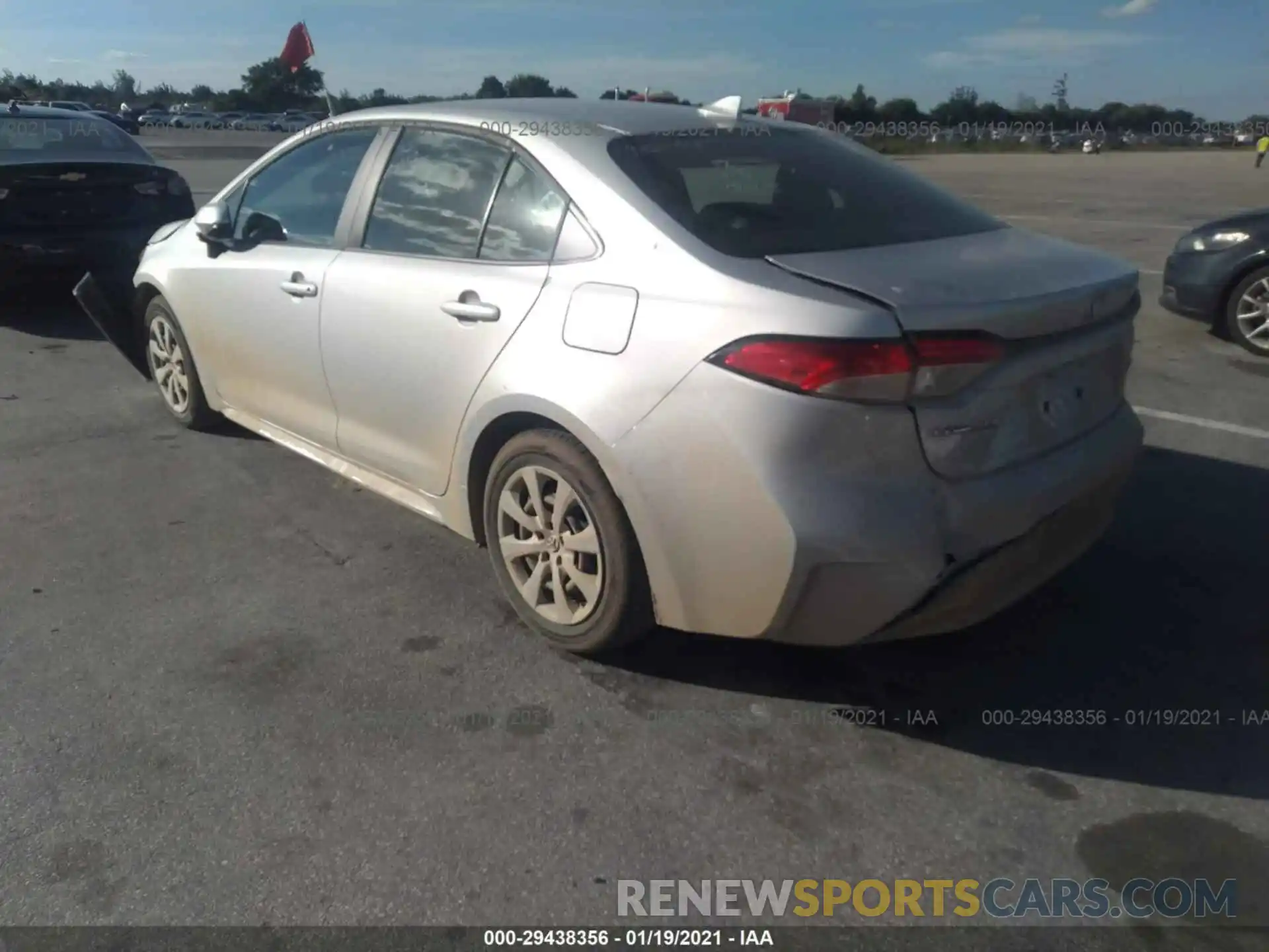 3 Photograph of a damaged car 5YFEPMAE6MP168787 TOYOTA COROLLA 2021