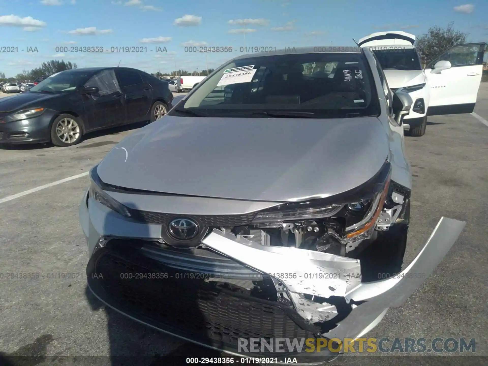 6 Photograph of a damaged car 5YFEPMAE6MP168787 TOYOTA COROLLA 2021