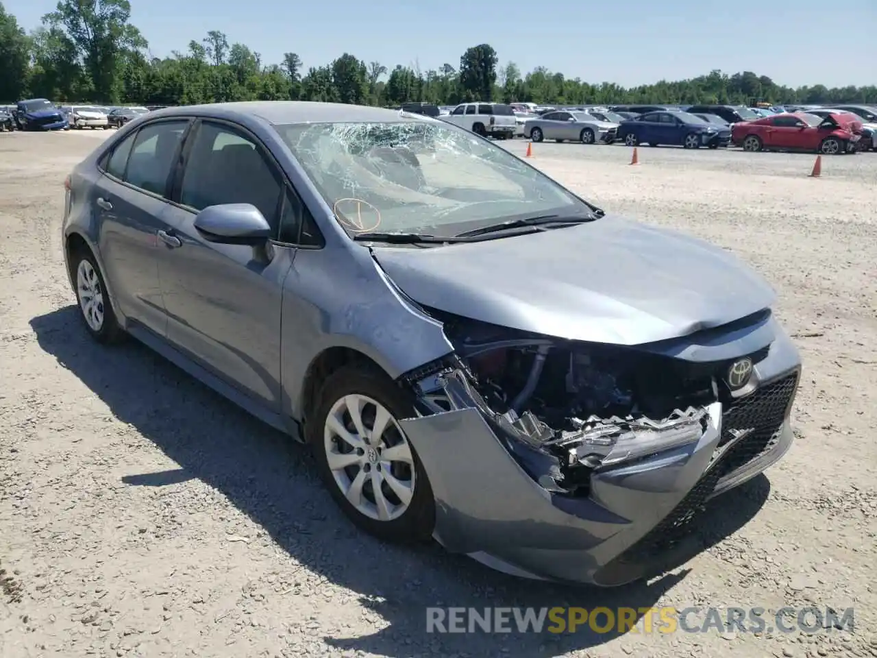 1 Photograph of a damaged car 5YFEPMAE6MP168840 TOYOTA COROLLA 2021