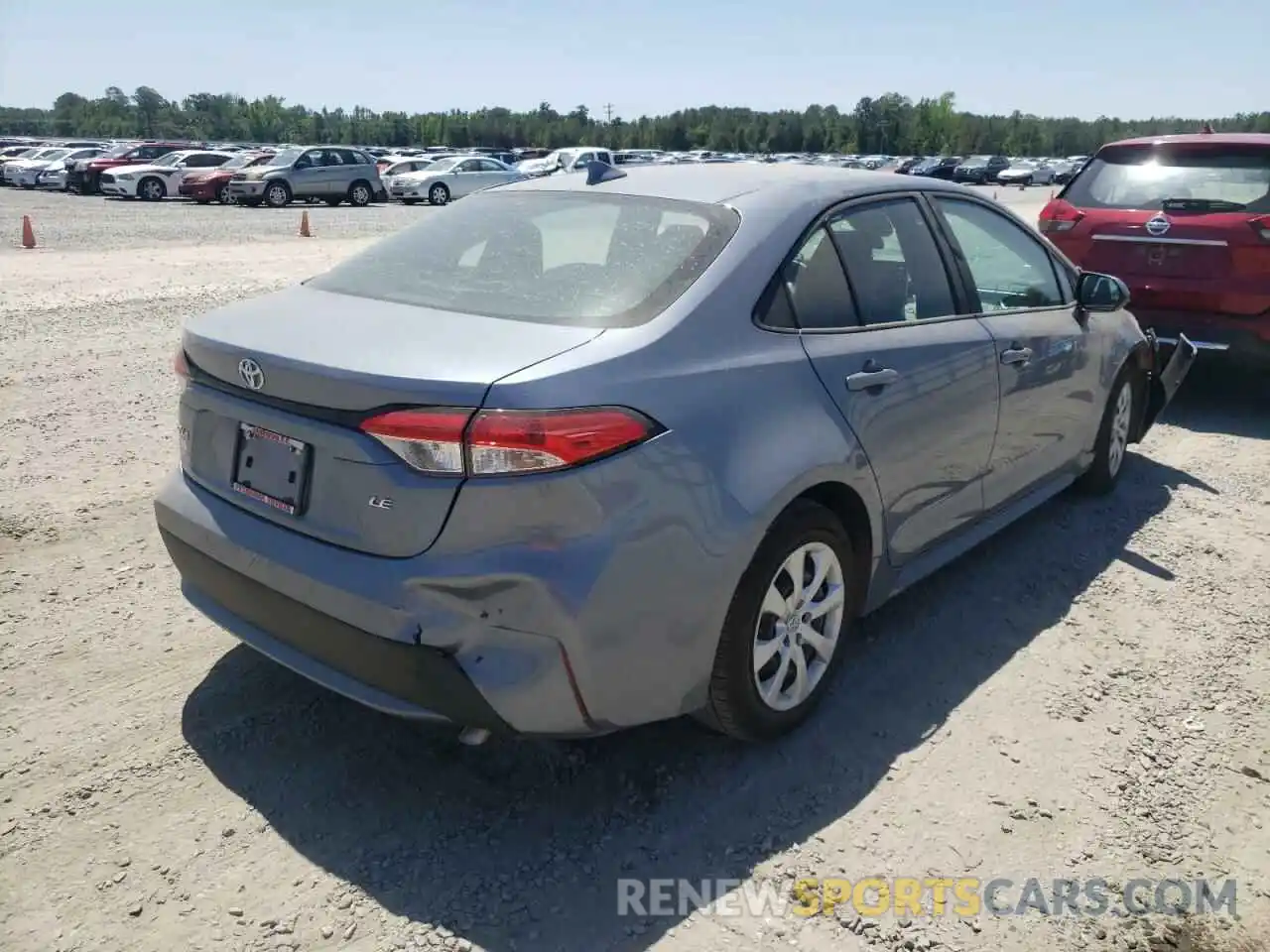 4 Photograph of a damaged car 5YFEPMAE6MP168840 TOYOTA COROLLA 2021