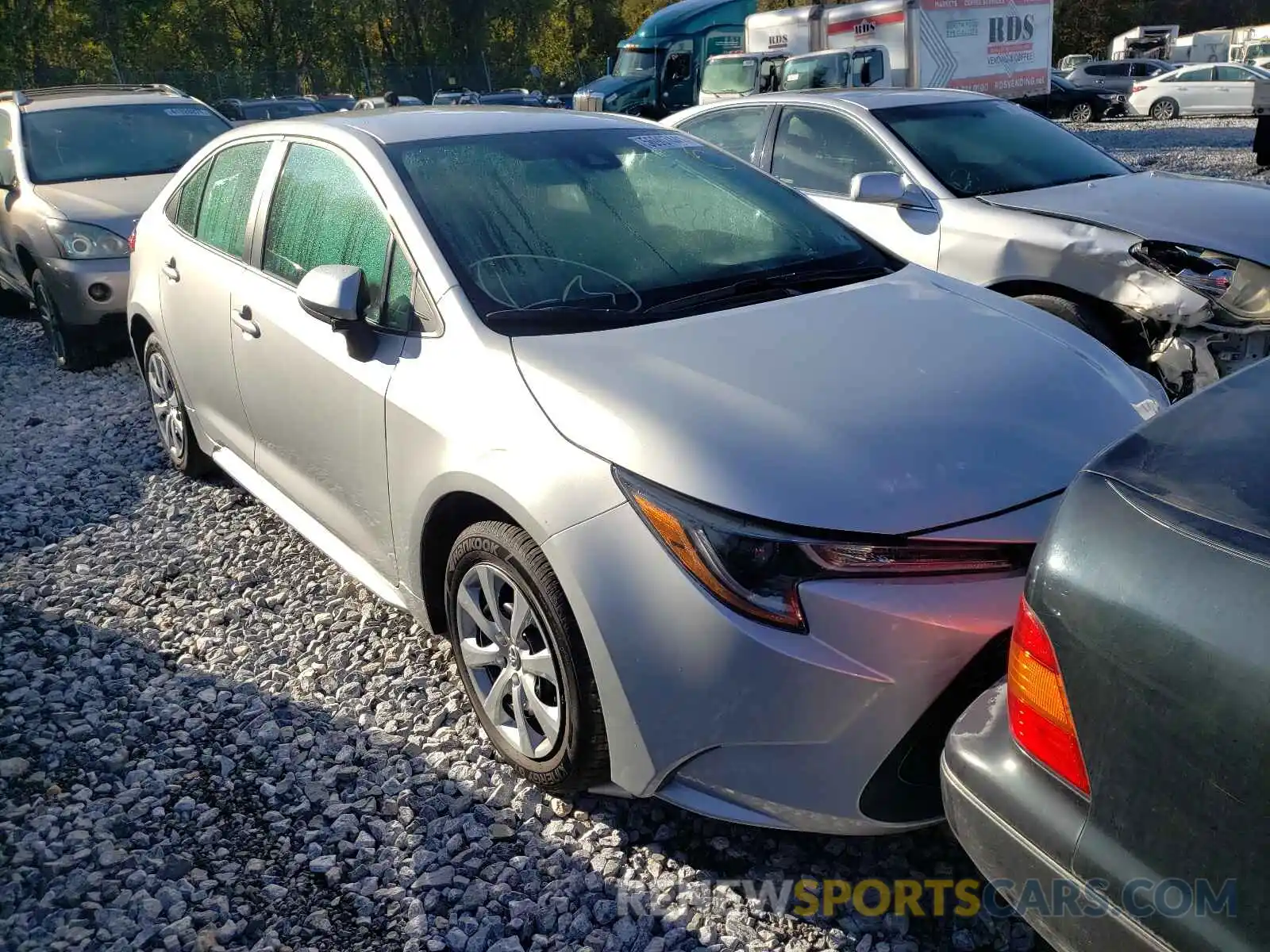 1 Photograph of a damaged car 5YFEPMAE6MP171141 TOYOTA COROLLA 2021