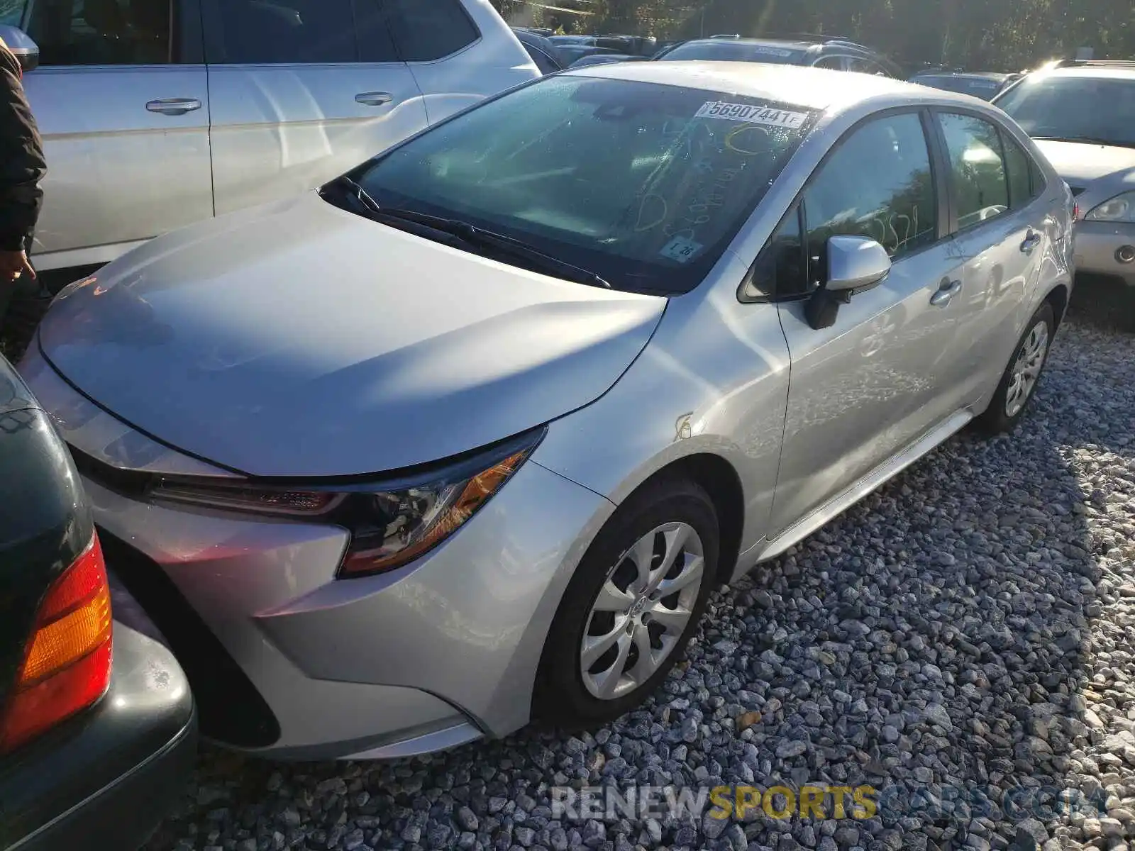 2 Photograph of a damaged car 5YFEPMAE6MP171141 TOYOTA COROLLA 2021