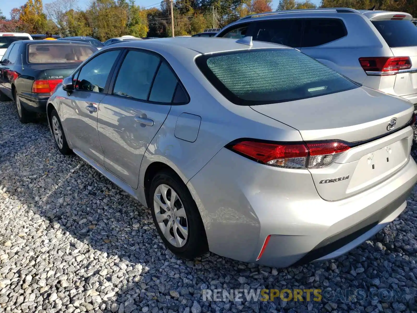 3 Photograph of a damaged car 5YFEPMAE6MP171141 TOYOTA COROLLA 2021