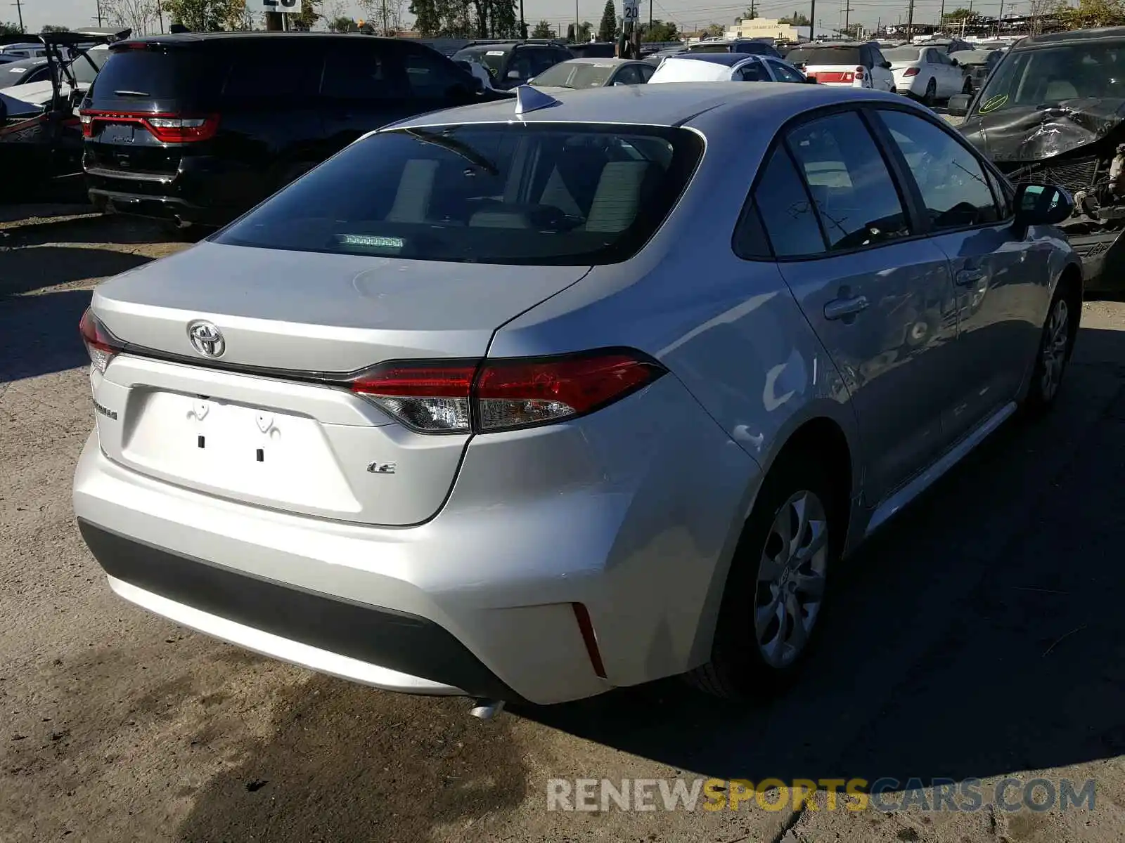 4 Photograph of a damaged car 5YFEPMAE6MP171222 TOYOTA COROLLA 2021