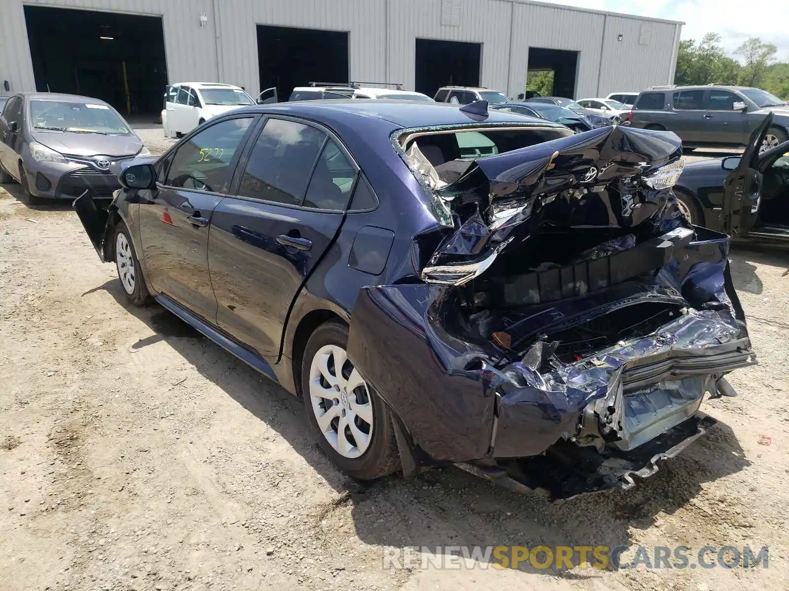 3 Photograph of a damaged car 5YFEPMAE6MP171317 TOYOTA COROLLA 2021