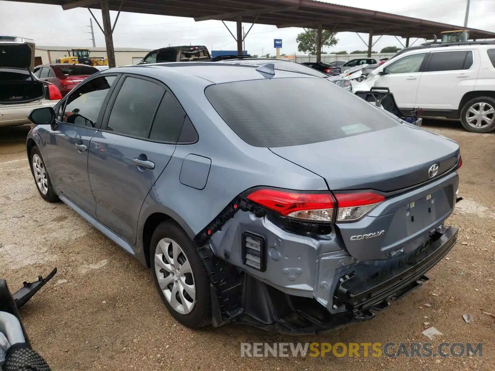 3 Photograph of a damaged car 5YFEPMAE6MP171415 TOYOTA COROLLA 2021